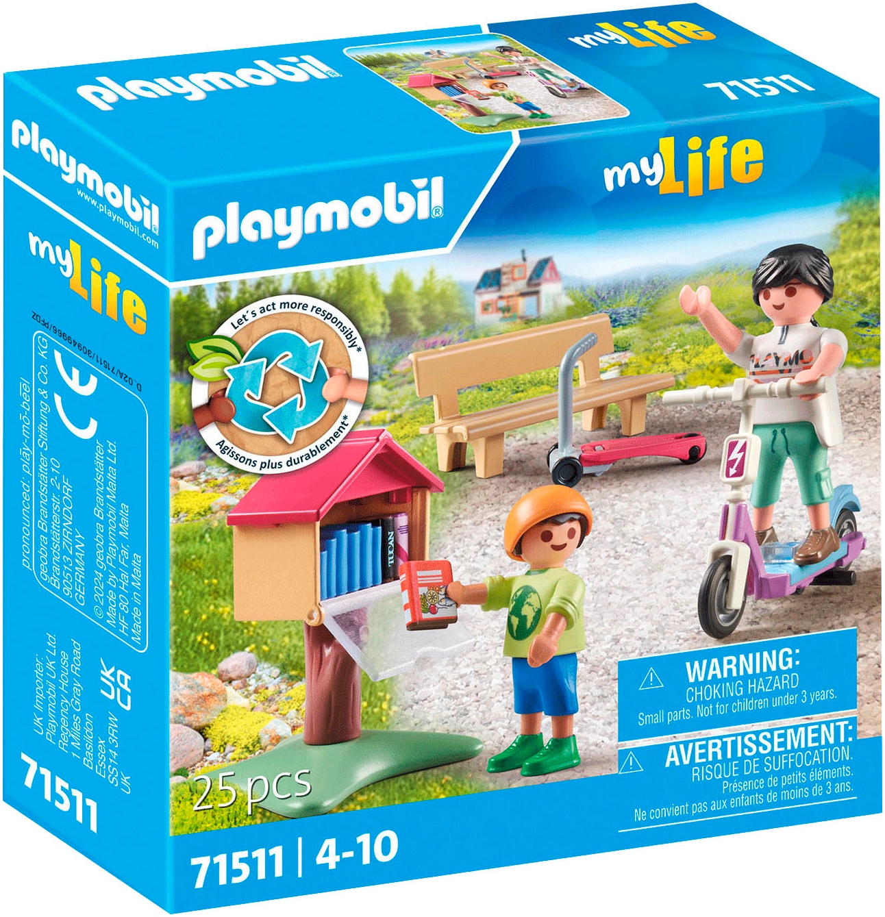 Konstruktions-Spielset »Büchertausch für Leseratten (71511), My Life«, (25 St.), Made...