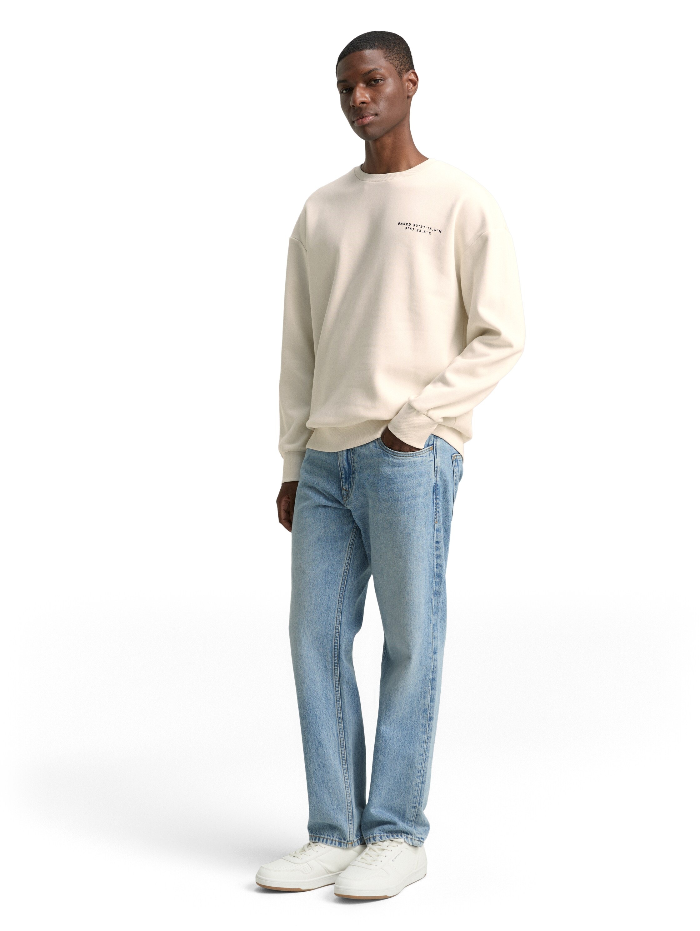 TOM TAILOR Denim Sweatshirt, mit Schriftzügen