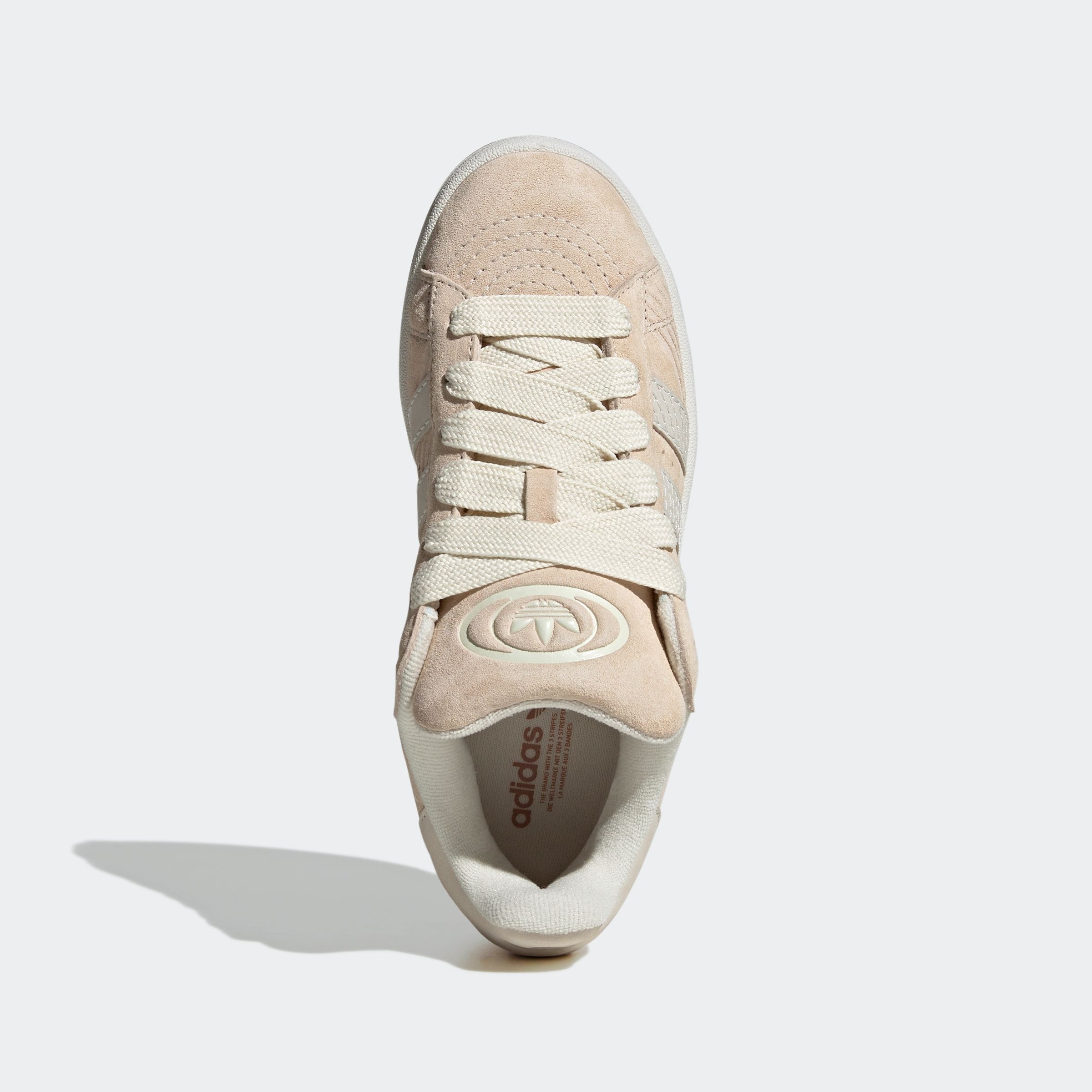 Sneaker ADIDAS ORIGINALS "CAMPUS 00S", Damen, Gr. 42, weiß (wonder weiß, cream weiß, core weiß), Leder, Synthetik, Schuhe Sneaker 3