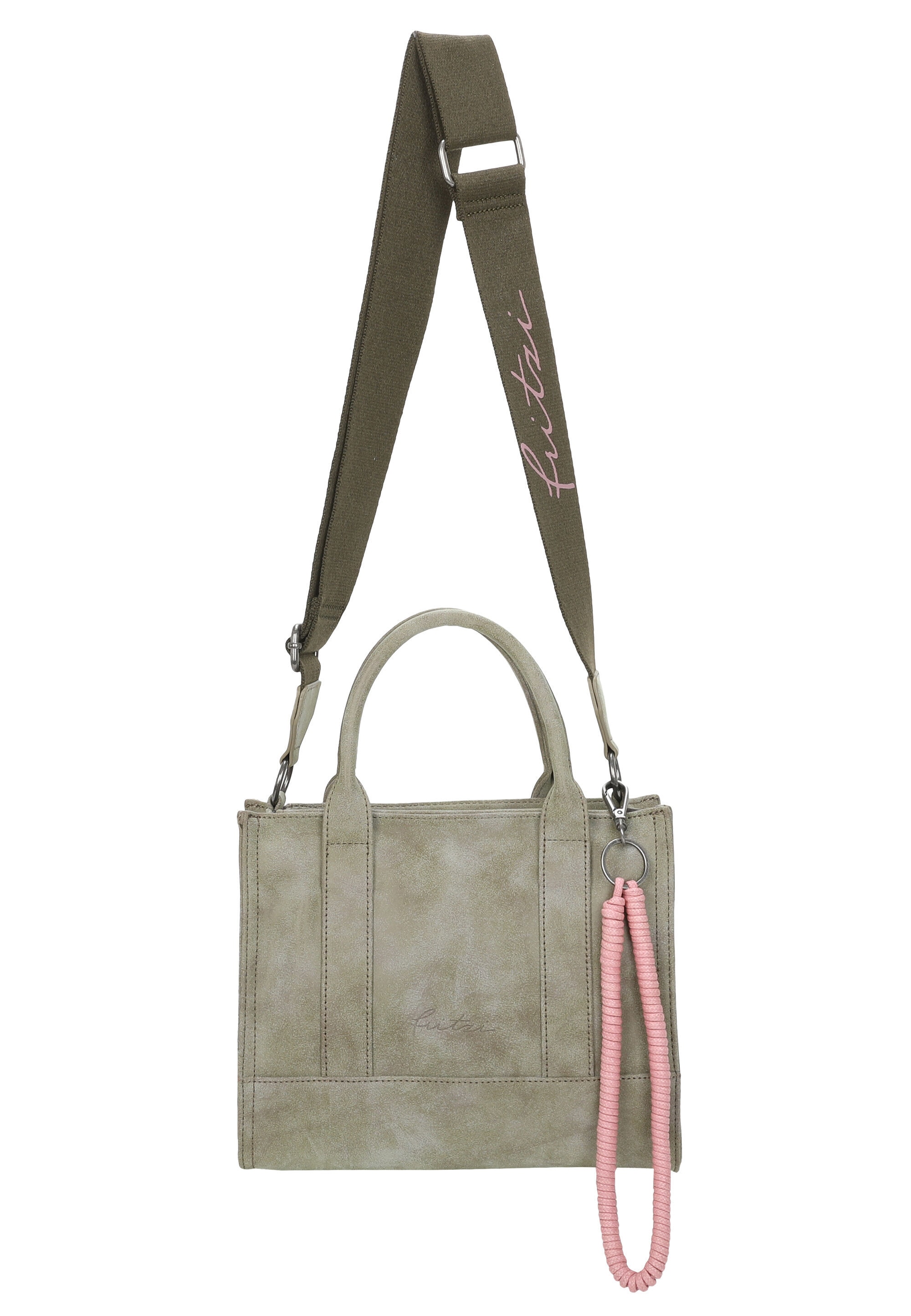 Fritzi aus Preußen Schultertasche "Fritzi SquareN Vintage" mit praktischem Kurzgriff