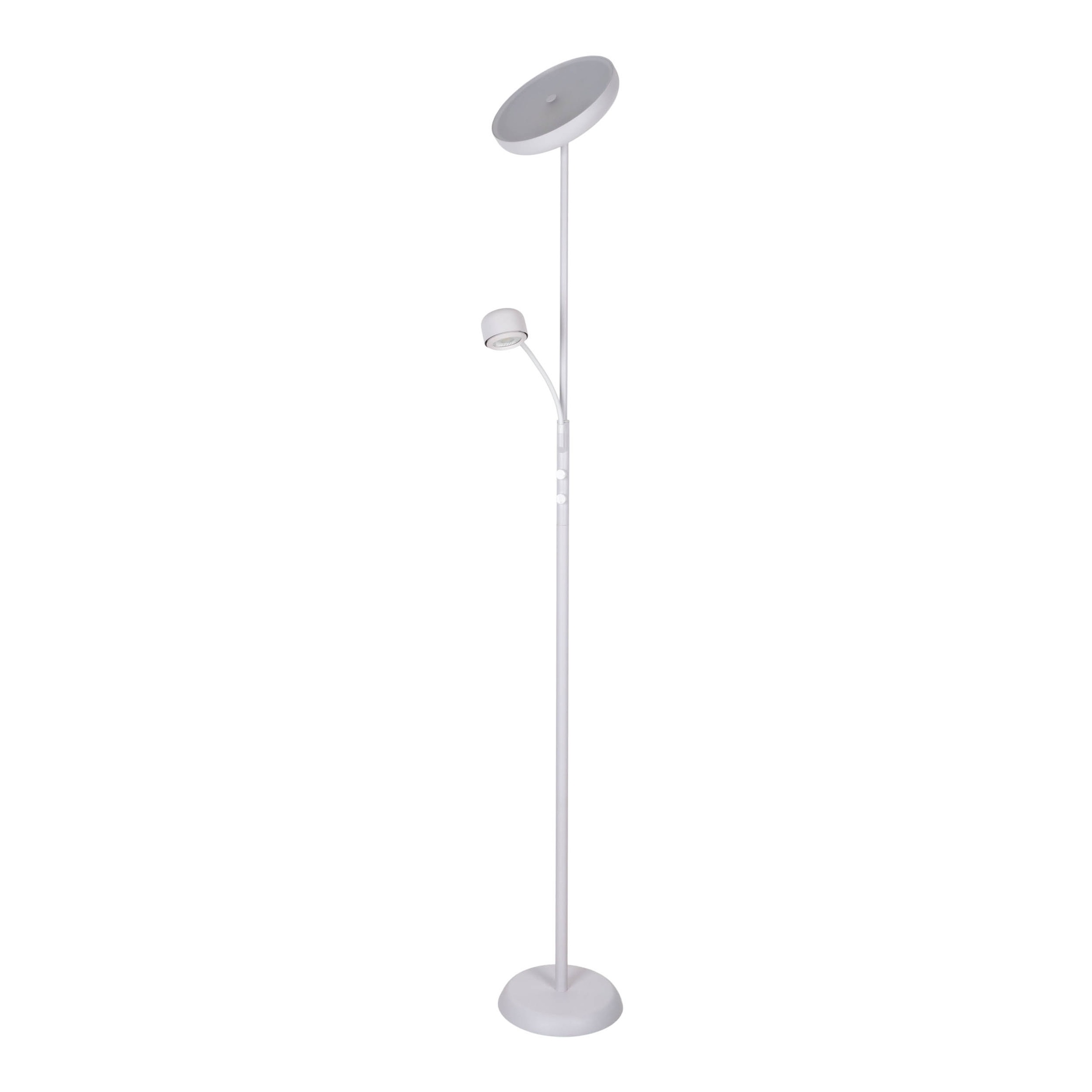 näve LED Stehlampe »Romis« LED-Modul 1 Stk. Warmweiß mit Lesearm, dimmbar per Drehschalter, LED warmweiß, H: 180cm