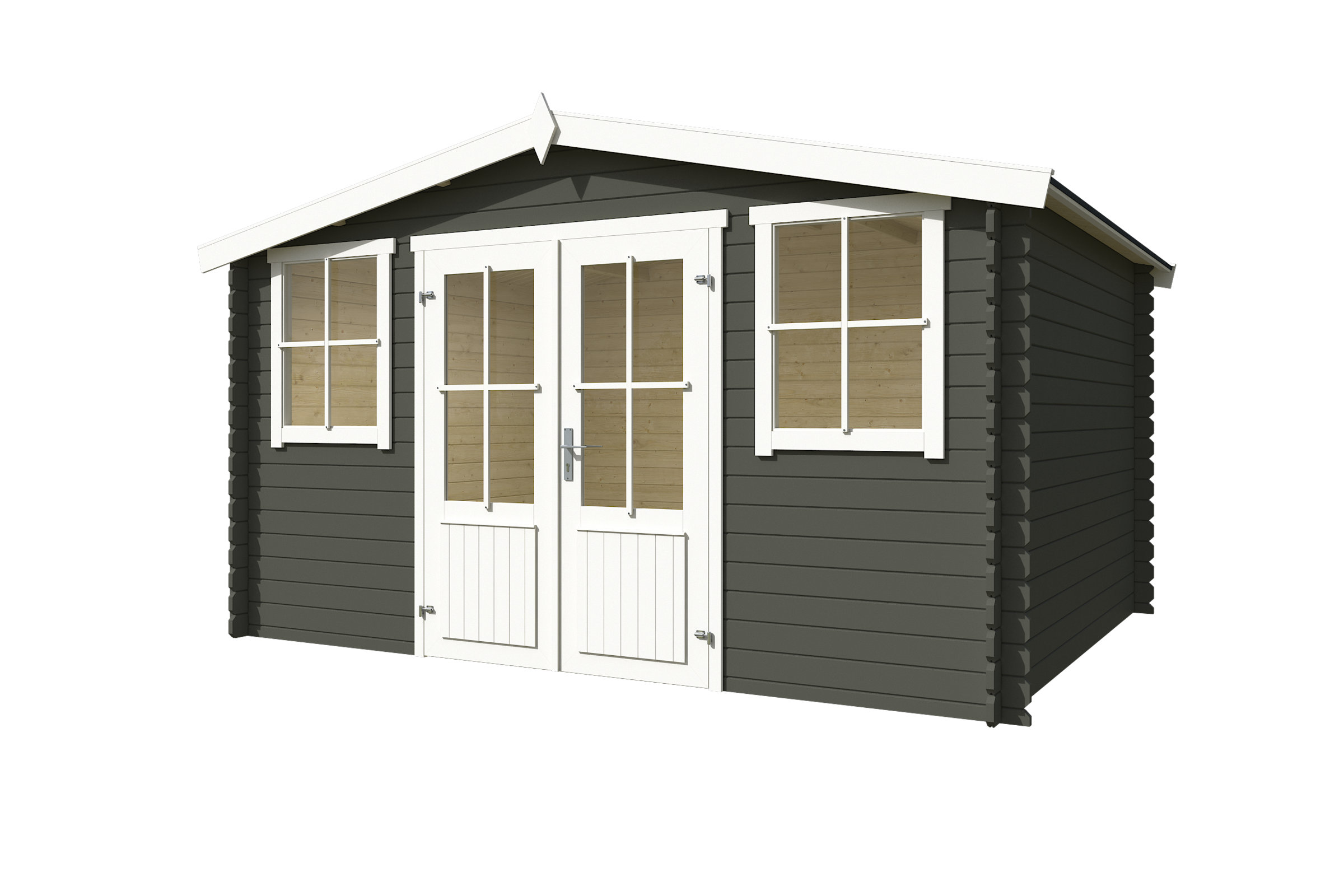 Nordic Holz Gartenhaus "Dallas", (breiter Einstieg und 2 Oberlichter) günstig online kaufen