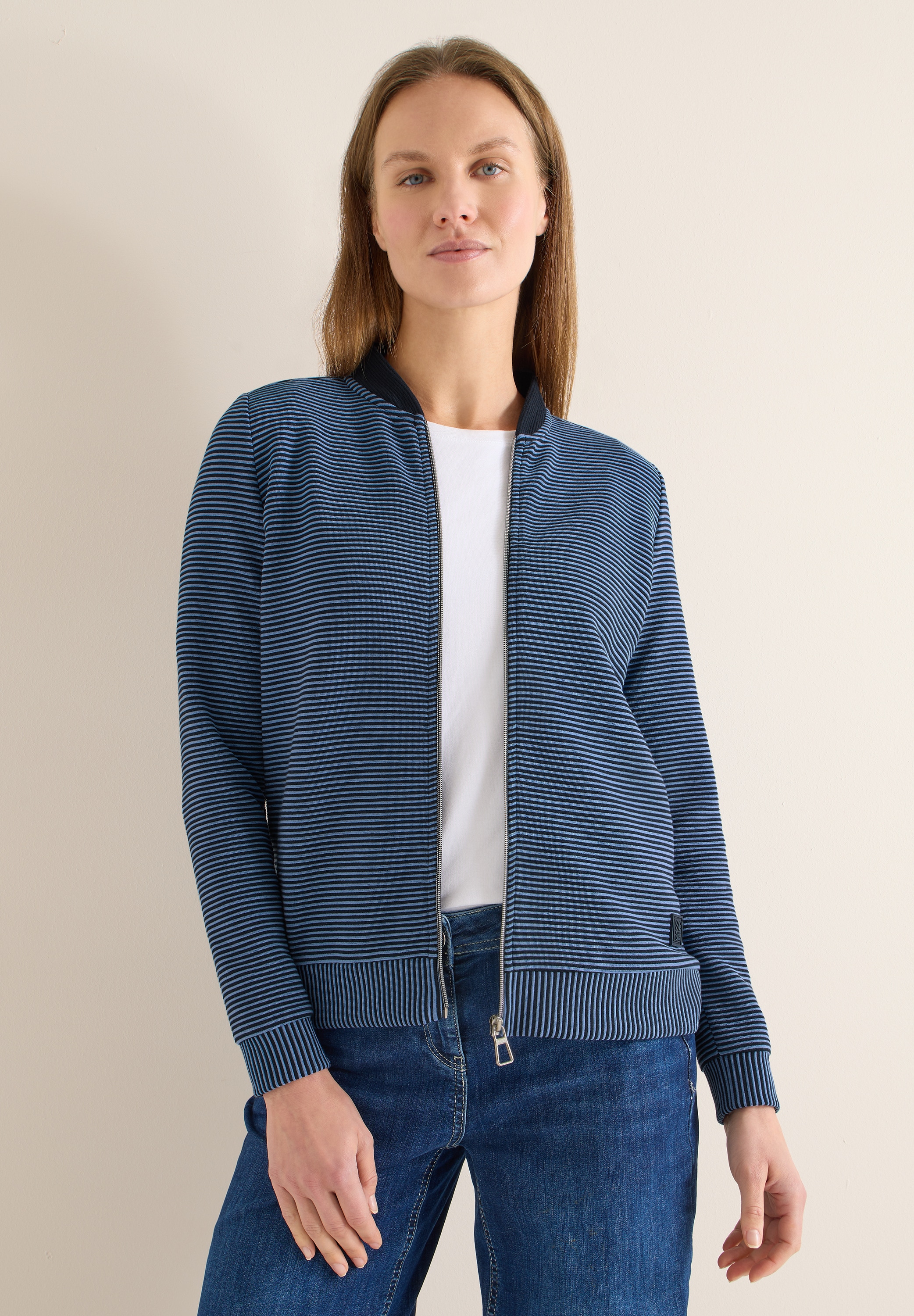 Cecil Cardigan mit Ottoman-Struktur günstig online kaufen