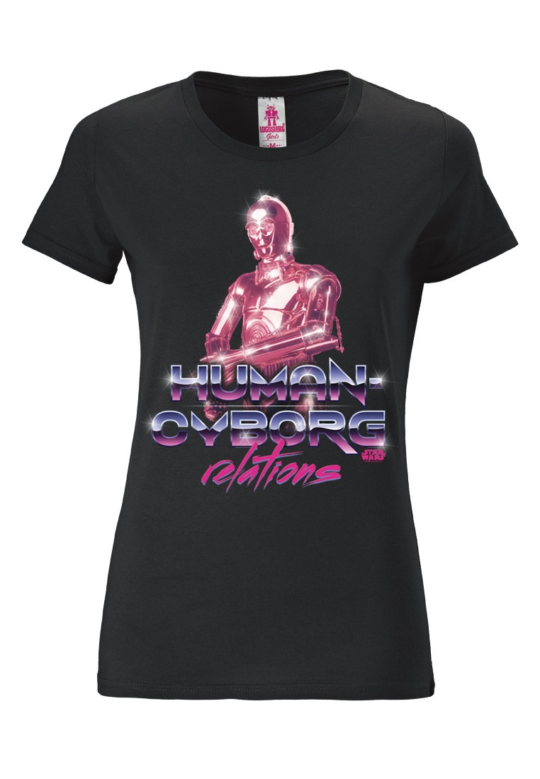 LOGOSHIRT T-Shirt »C-3PO«, mit tollem Frontprint