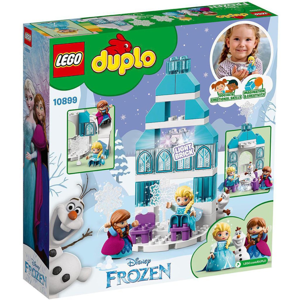 LEGO® Konstruktionsspielsteine »Elsas Eispalast (10899), LEGO® DUPLO® Disney Princess«, (59 St.)