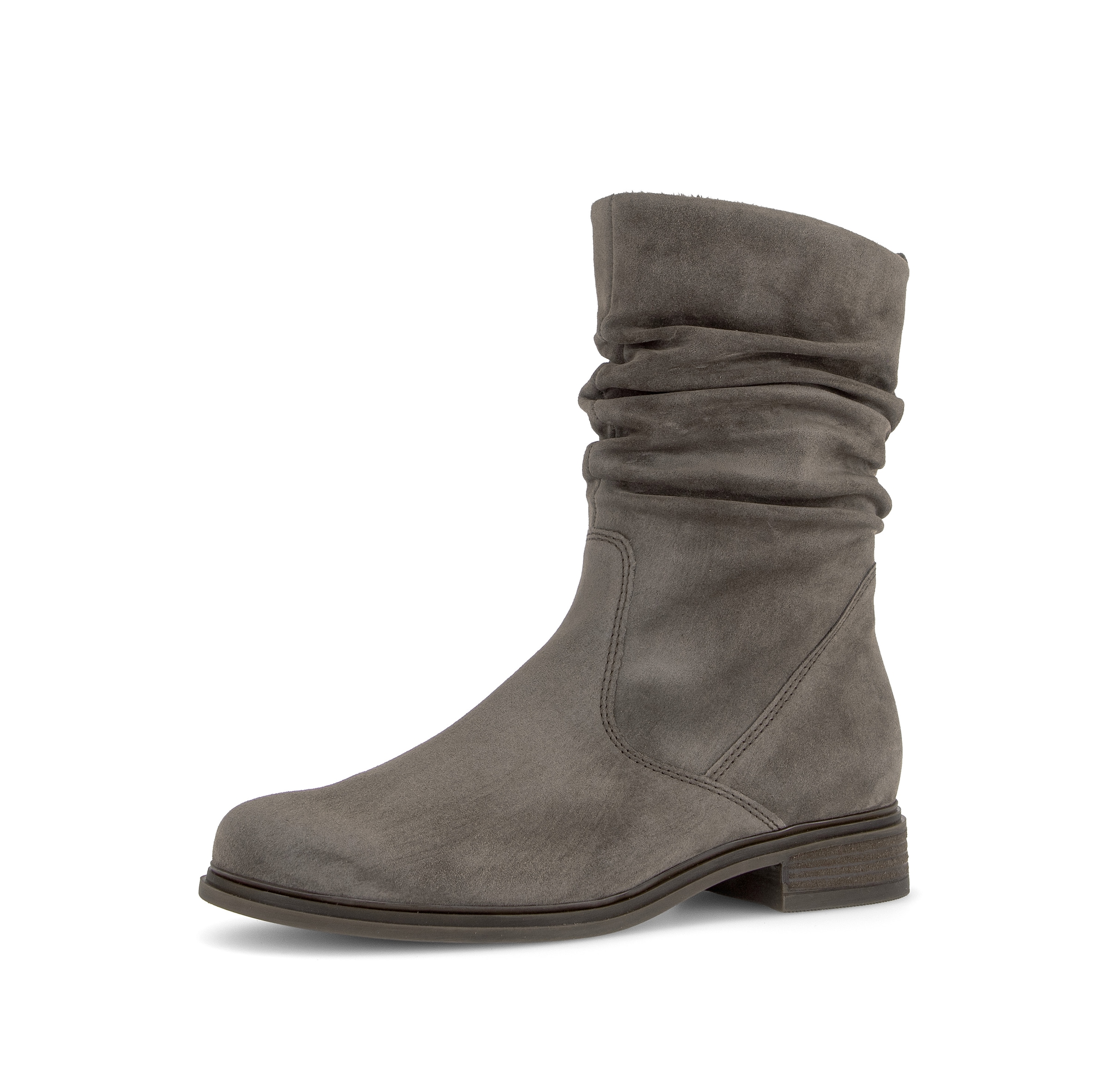 Gabor Stiefelette  Blockabsatz, Kurzstiefel mit Innenreißverschluss, G-Weite