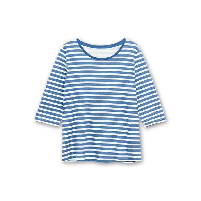 Sheego 3/4-Arm-Shirt »Große Größen«, aus reiner Baumwolle für kaufen | BAUR