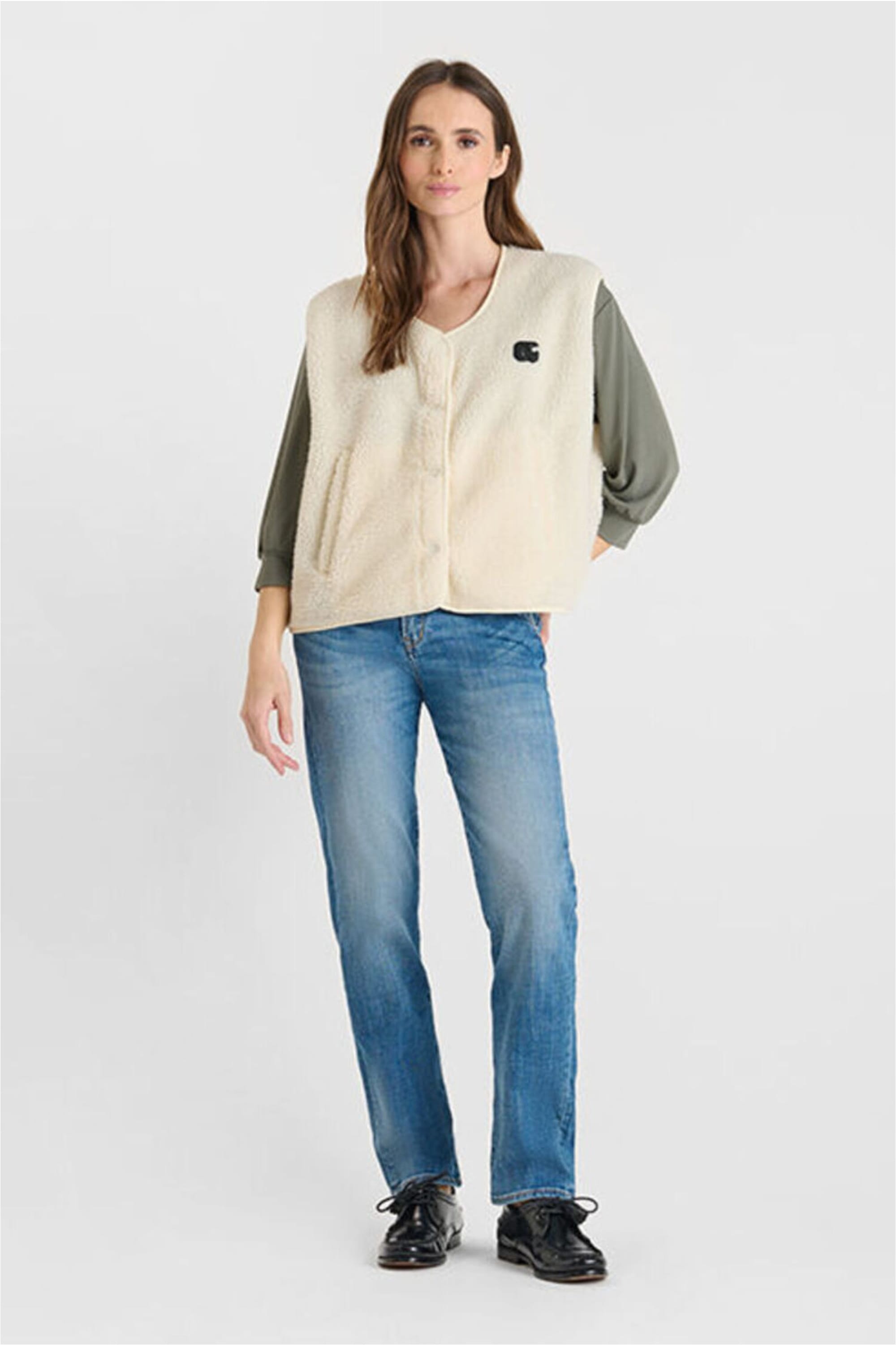 Le Temps Des Cerises Fleeceweste »GUDRU« im kuscheligen Design