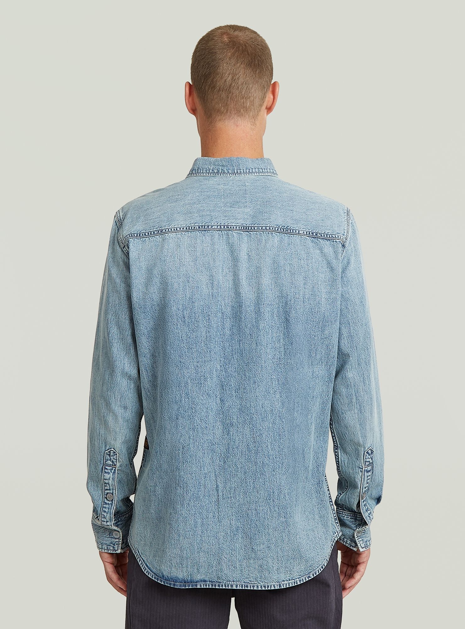 G-STAR Langarmshirt "Clean Slim Hemd" günstig online kaufen