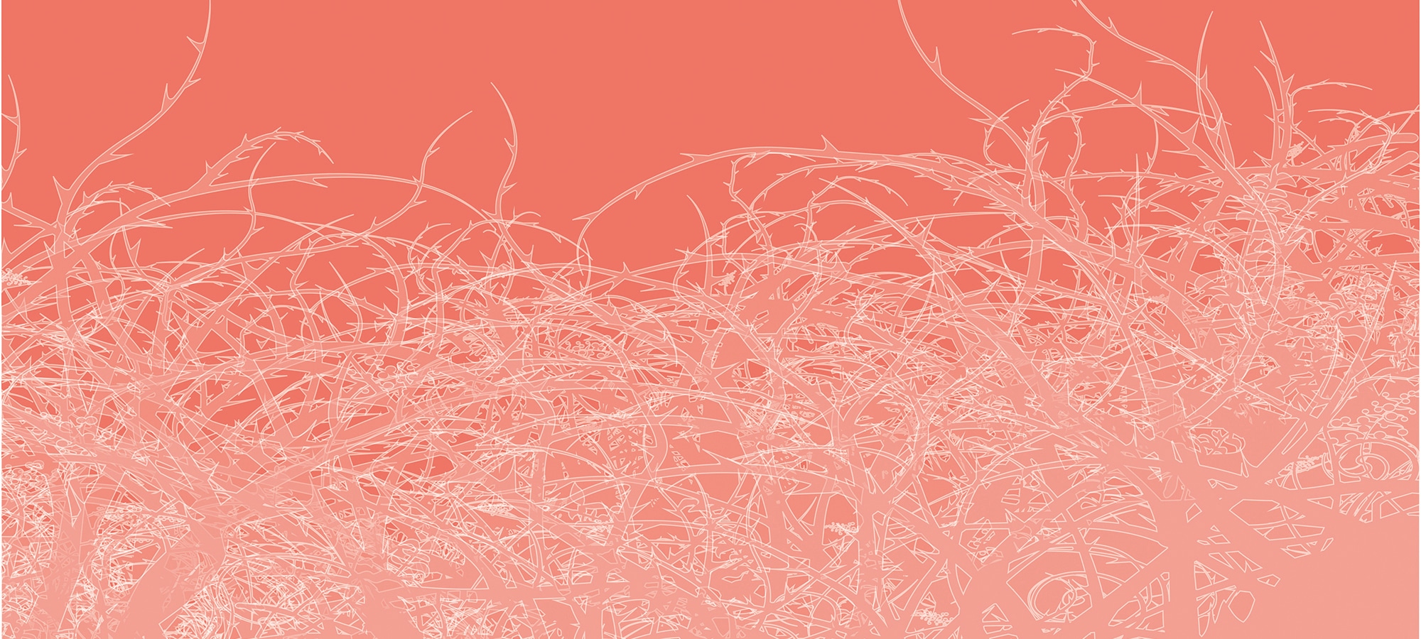Architects Paper Fototapete "Atelier 47 Thorn Style 1" floral glatt Vlies, Wand, Schräge, Decke