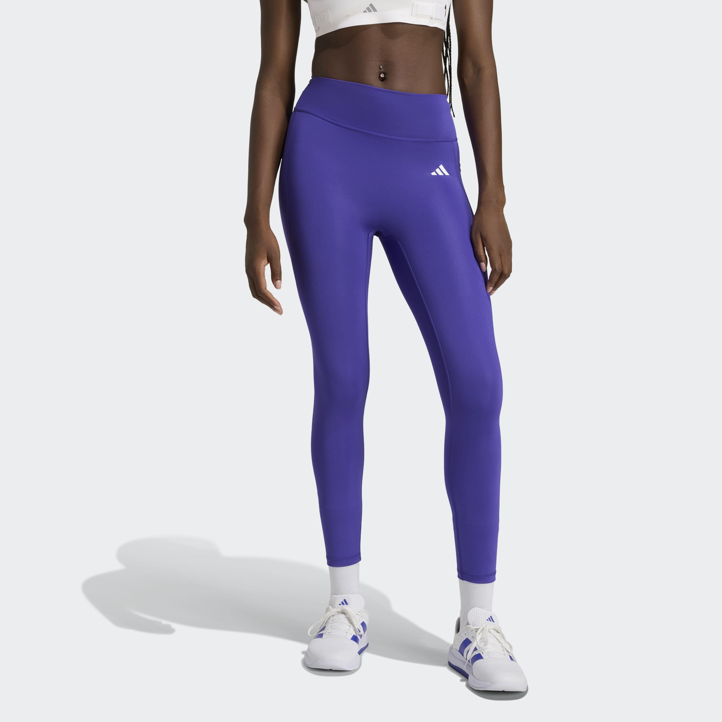 adidas Performance Trainingstights "OPTIME ESSENTIALS 7/8-LEGGINGS, OHNE VORDERNAHT" für Fitness, mit 7/8-Länge, aus dehnbarem, leichtem Material