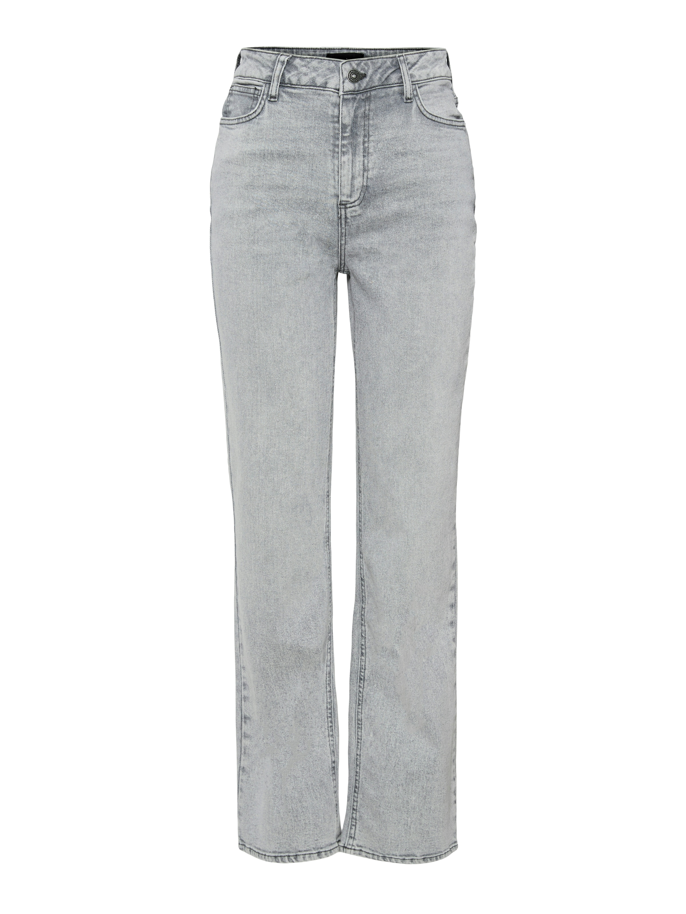 pieces Straight-Jeans "PCKELLY HW STRAIGHT JEANS LG NOOS BC" günstig online kaufen