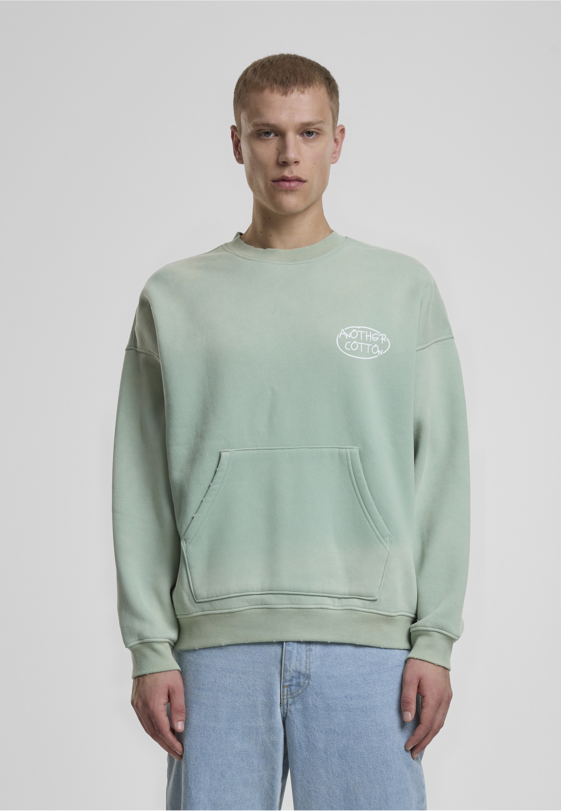 Another Cotton Lab Rundhalspullover »Another Cotton Lab Matcha Mornings Oversized Sweatshirt« 1