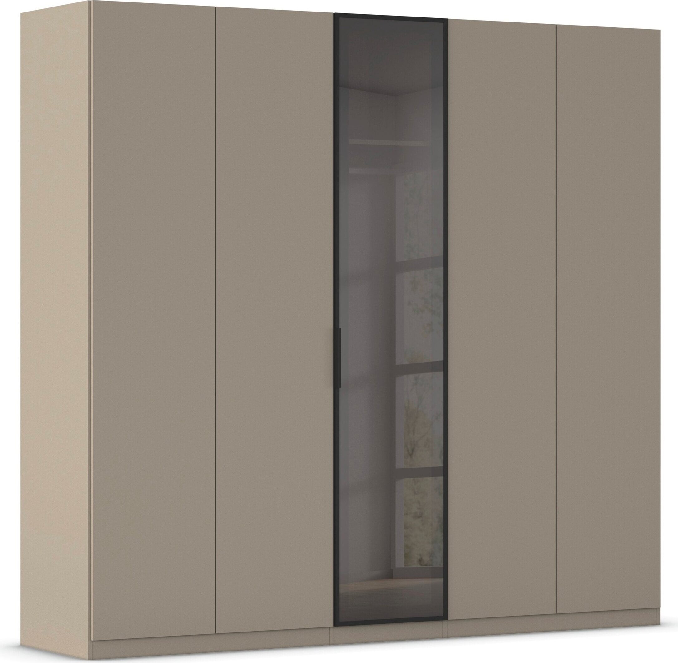 OTTO home Kleiderschrank "Schrank Möbel Schlafzimmer Garderobe Mietswohnung WELTNEUHEIT NYLLA" PATENTIERTES SCHNELLMONTAGESYSTEM mit Glasrahmentüren MADE IN GERMANY