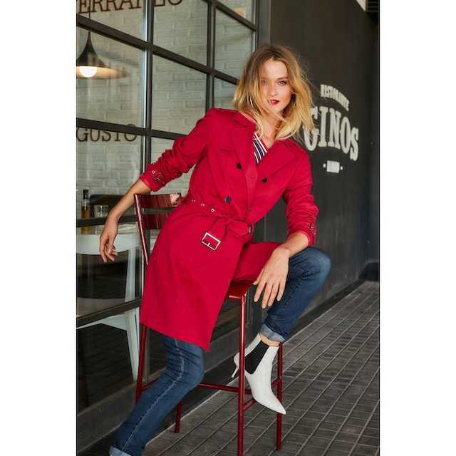 Aniston CASUAL Trenchcoat, mit Gürtel zum Regulieren kaufen | BAUR