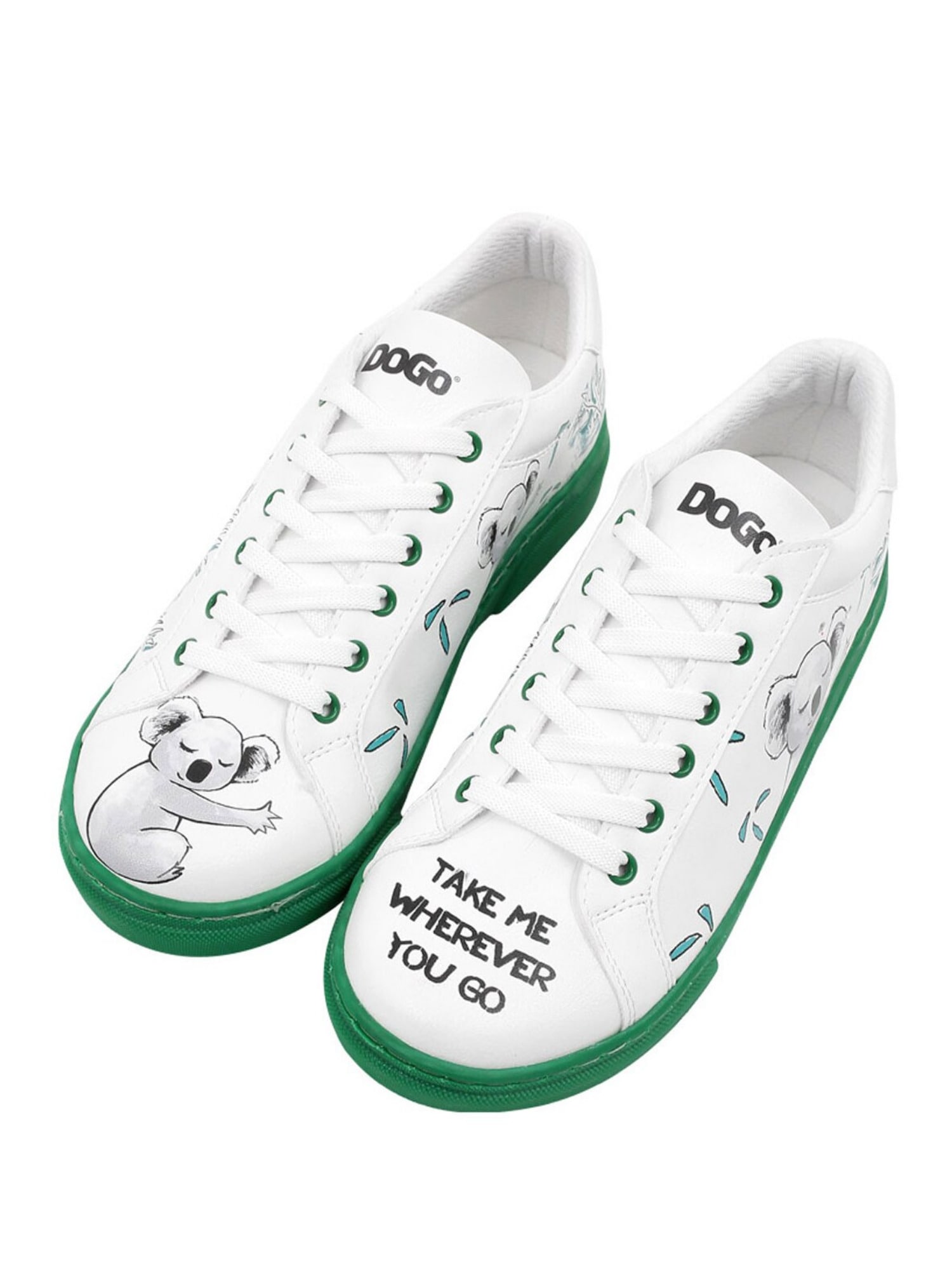 DOGO Sneaker "Ace Low-Top Sneaker The Wise Owl Damen Sneaker" Handgefertigt