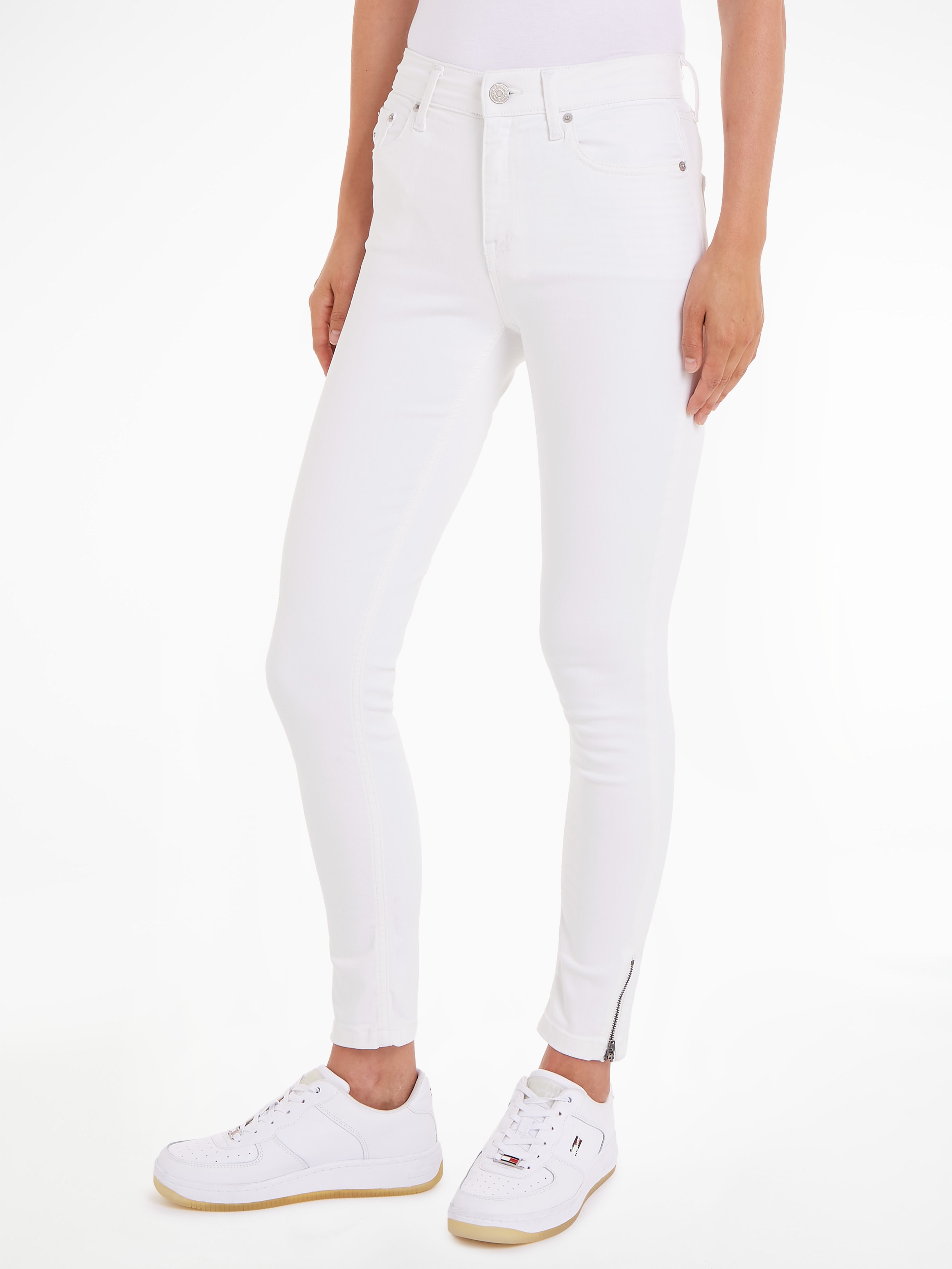 Tommy Jeans Skinny-fit-Jeans "Nora Mid Rise Skinny Fit", mit Reißverschlüss günstig online kaufen