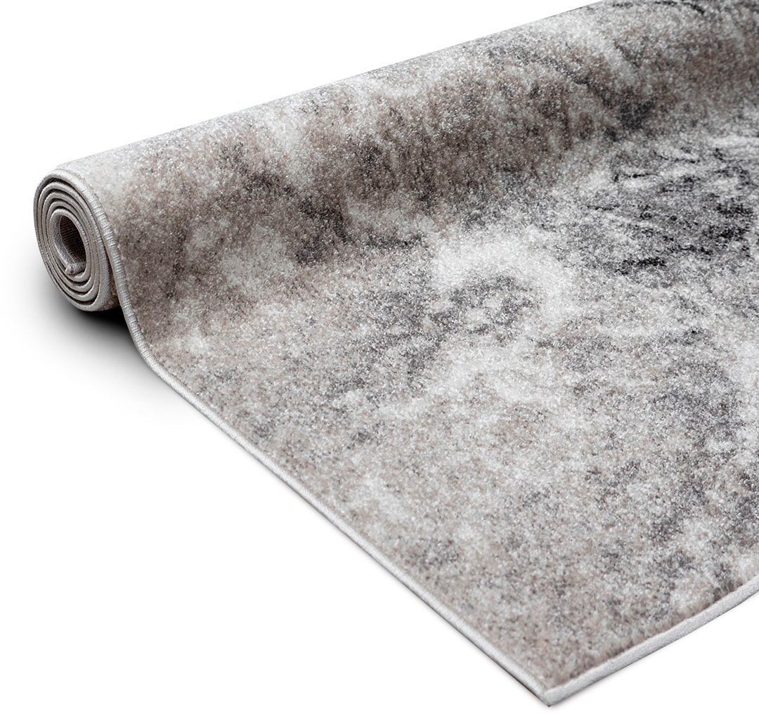 my home Teppich »Saniel«, rechteckig, 9 mm Höhe, mit besonders weichem Flor, Kurzflor, Marmor-Optik, Wohnzimmer