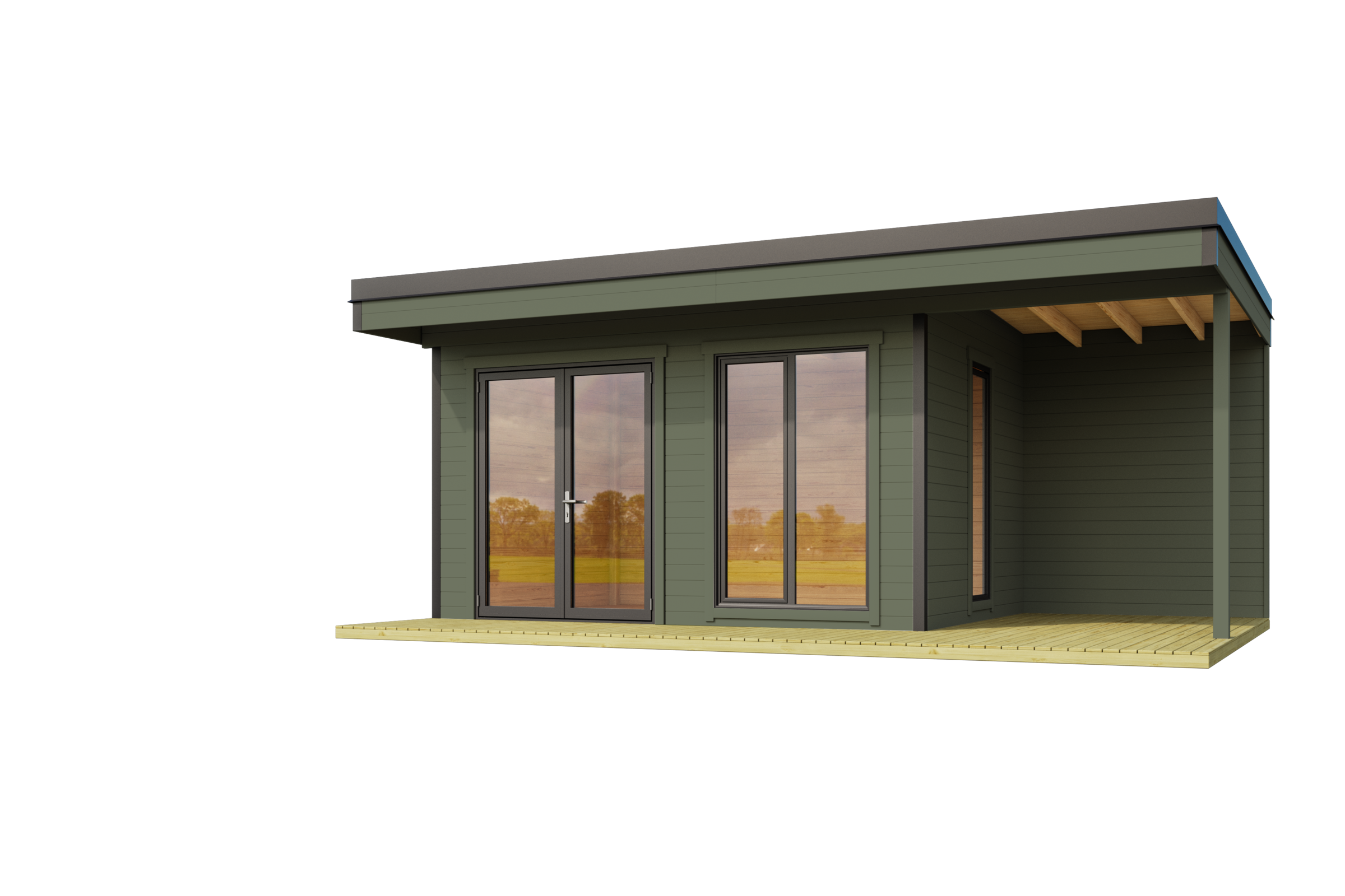 Nordic Holz Gartenhaus "DOMEO 7" günstig online kaufen