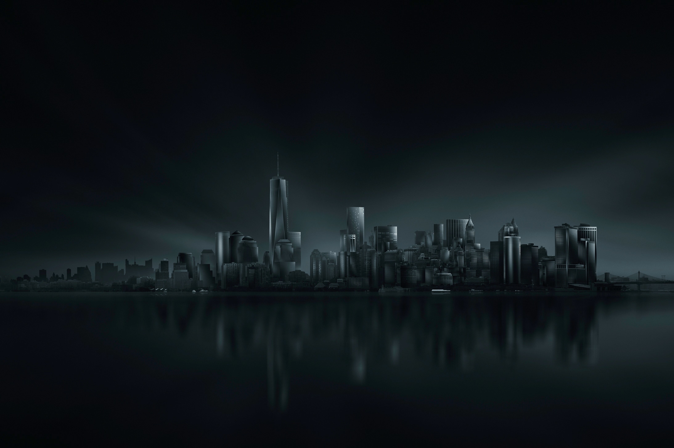 Papermoon Fototapete "Photo-Art MIGUEL ANGEL MARTIN, NEW YORK SKYLINE"