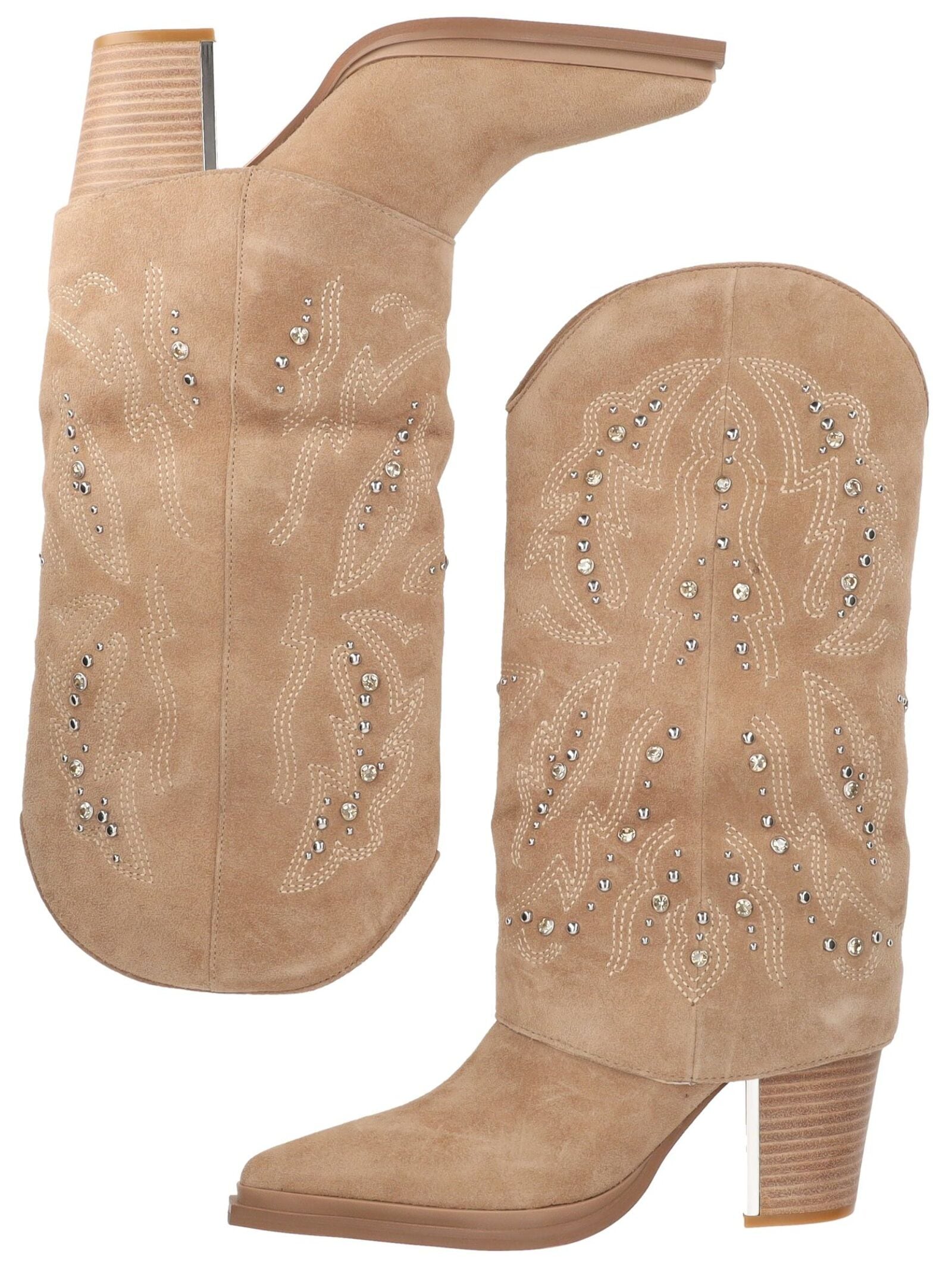 Alma en Pena High-Heel-Stiefel »ALMA EN PENA Stiefel Veloursleder«