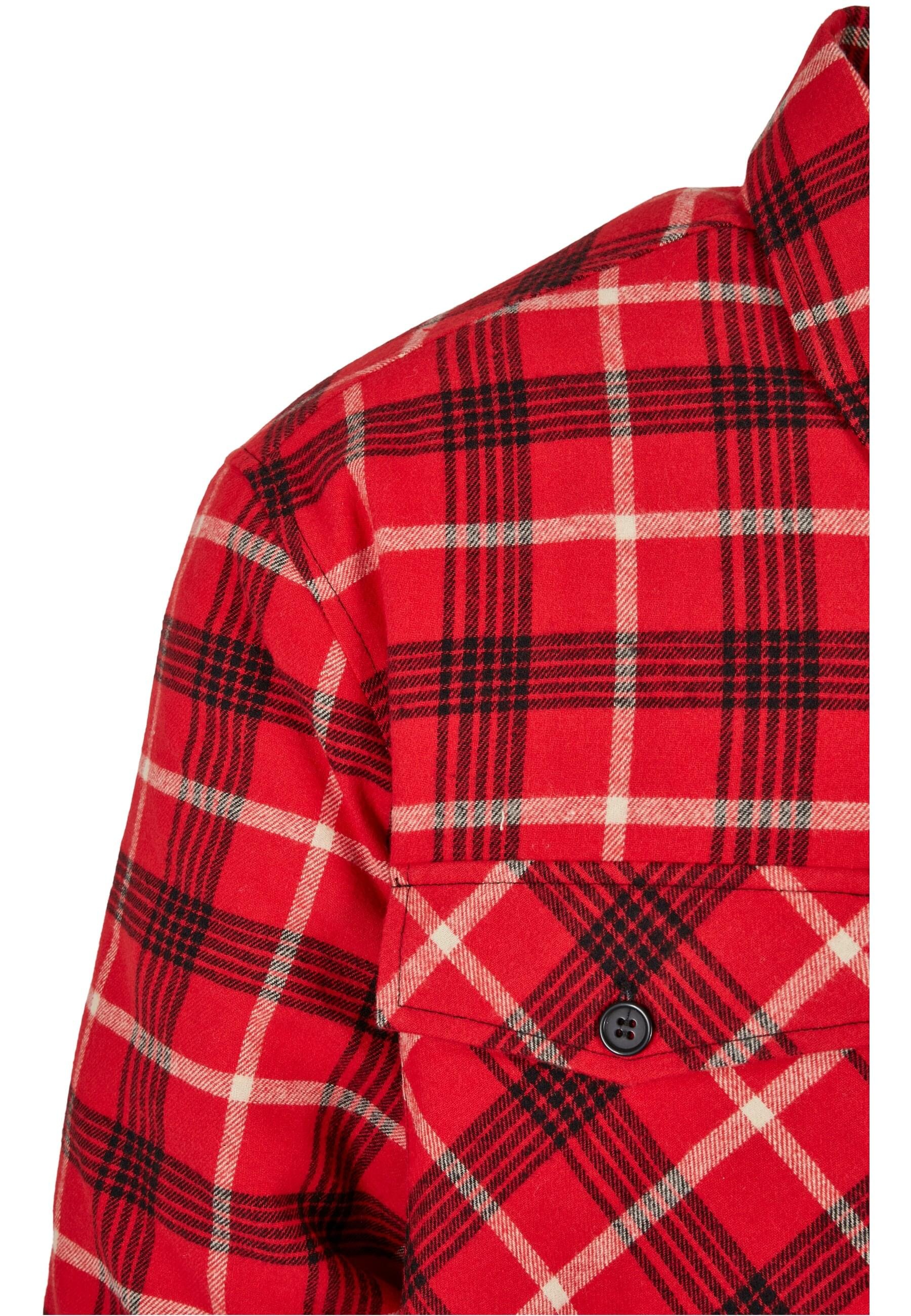 URBAN CLASSICS Anorak »Urban Classics Herren Plaid Quilted Shirt Jacket«, (1 St.), ohne Kapuze