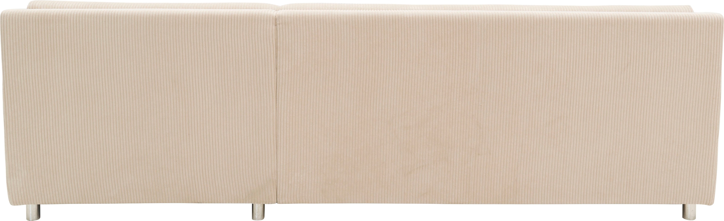 DOMO collection Ecksofa Treviso, wahlweise mit Bettfunktion, incl. Zierkissen