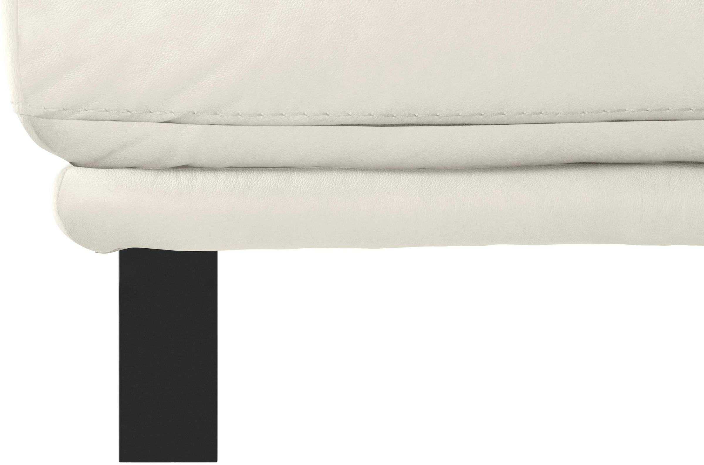 W.SCHILLIG Hocker »montanaa« mit Metallkufen in Schwarz pulverbeschichtet, Breite 141 cm