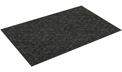 wash+dry by Kleen-Tex Fußmatte »DUNE Leaves Dark Grey«, rechteckig, 8 mm Höhe kaufen