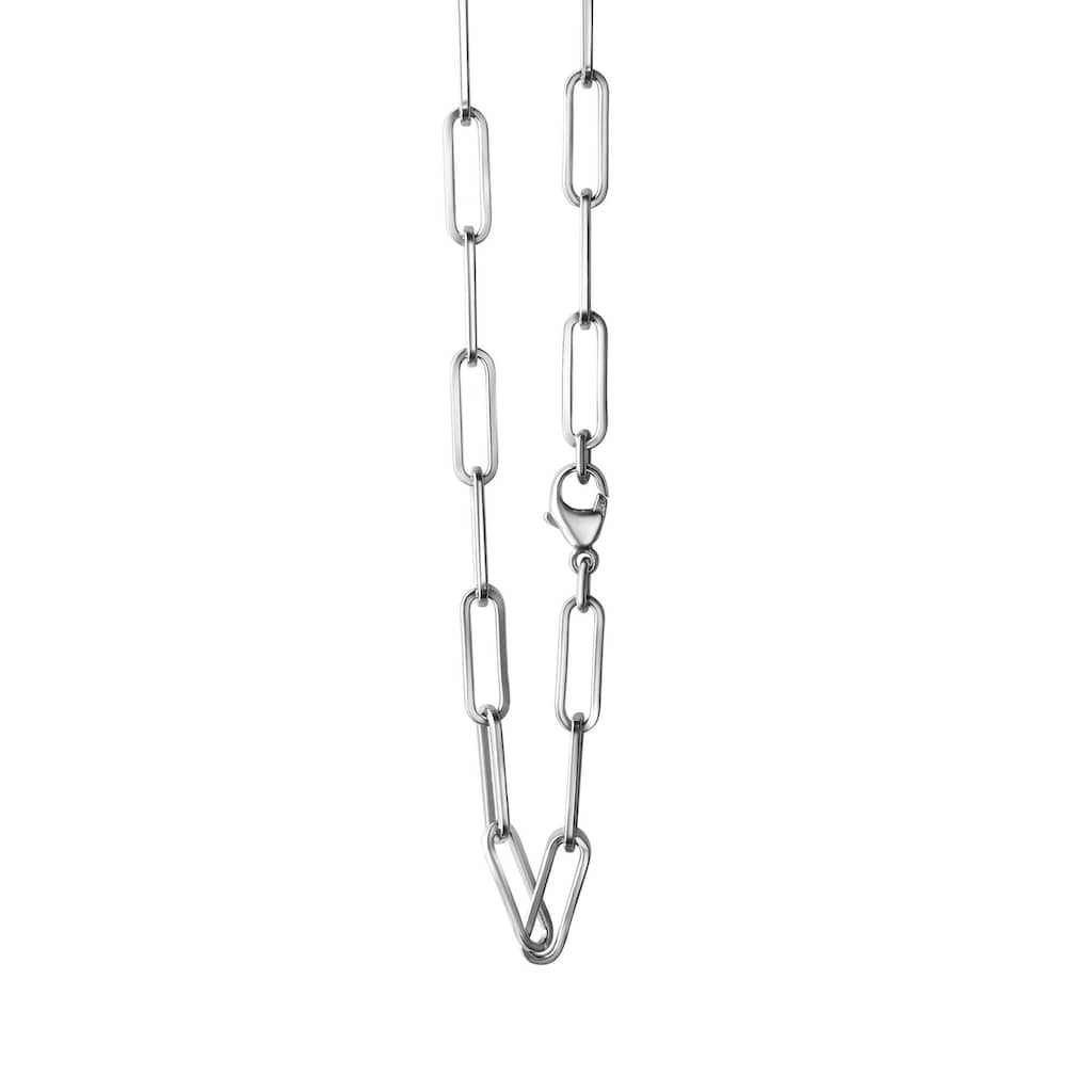 Vivance Collierkettchen »925/- Sterling Silber rhodiniert Gliederkette 50 cm«