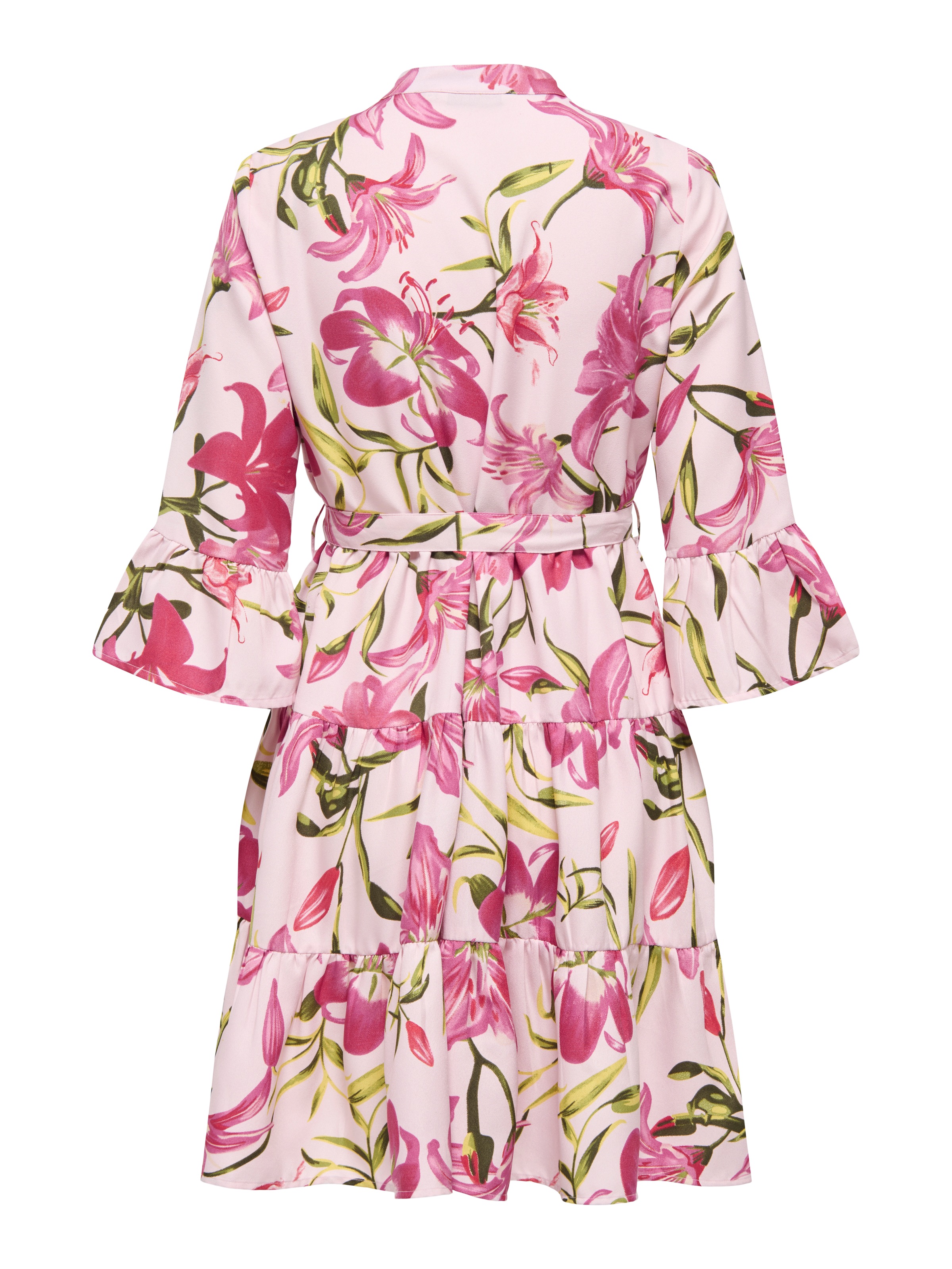 ONLY Tunikakleid "ONLSINA LIFE 3/4 SHORT DRESS NOOS WVN" mit Volant günstig online kaufen