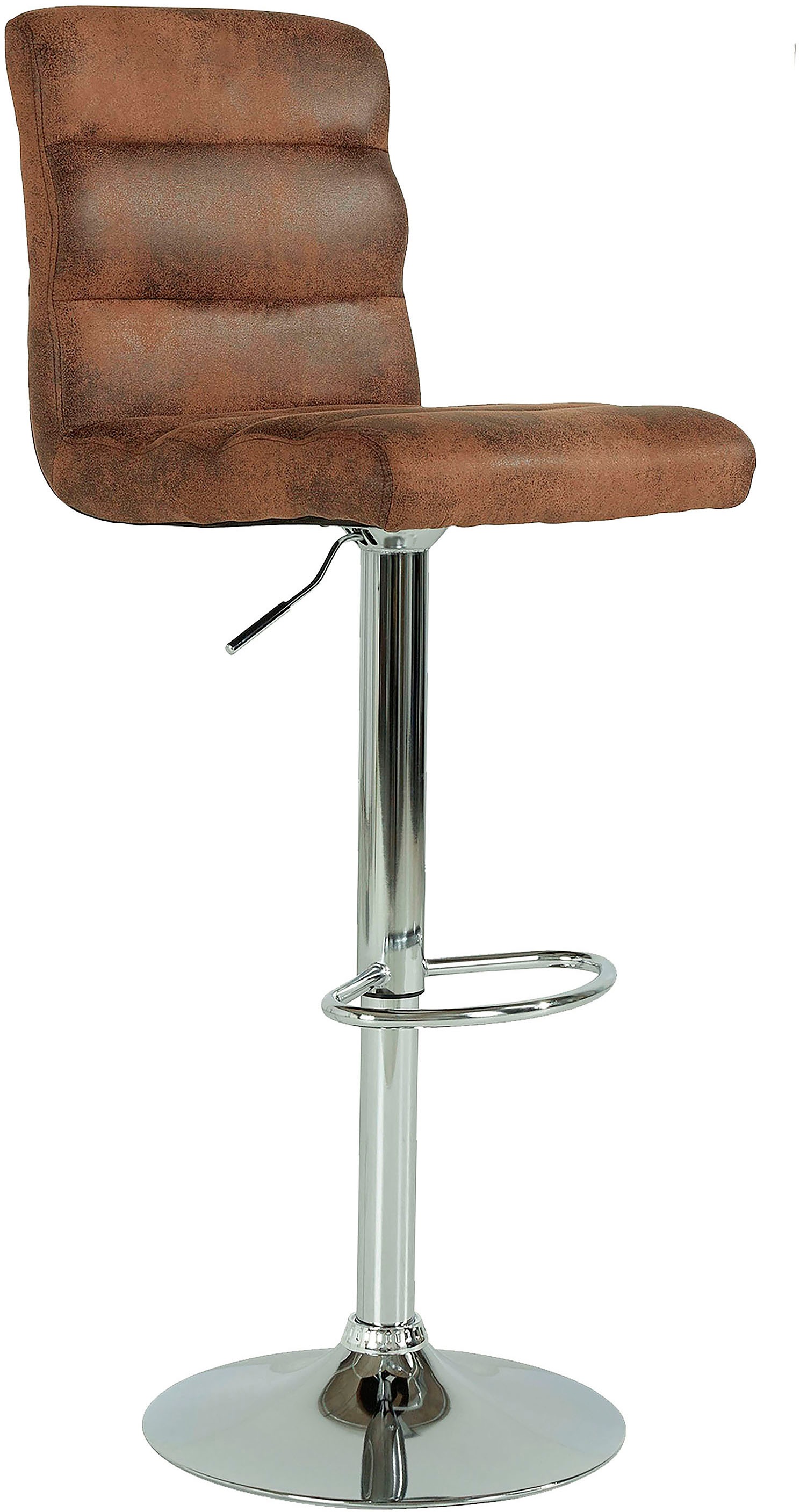 byLIVING Barhocker Set, 2er, 2 Stk. tlg. er Set, Bezug in Microfaser-Vintag günstig online kaufen