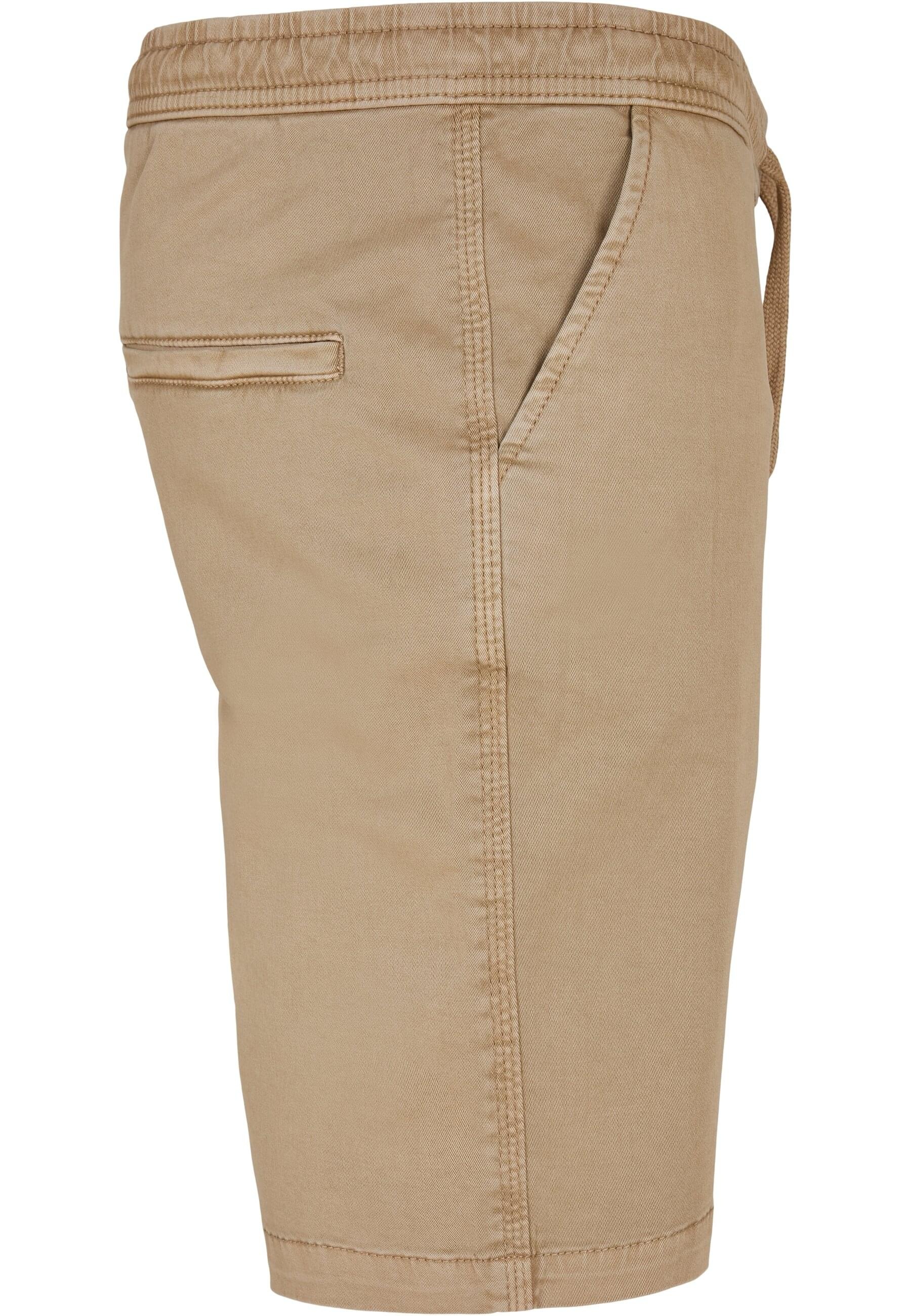 URBAN CLASSICS Stoffhose »Urban Classics Herren Stretch Twill Joggshorts«, (1 tlg.)
