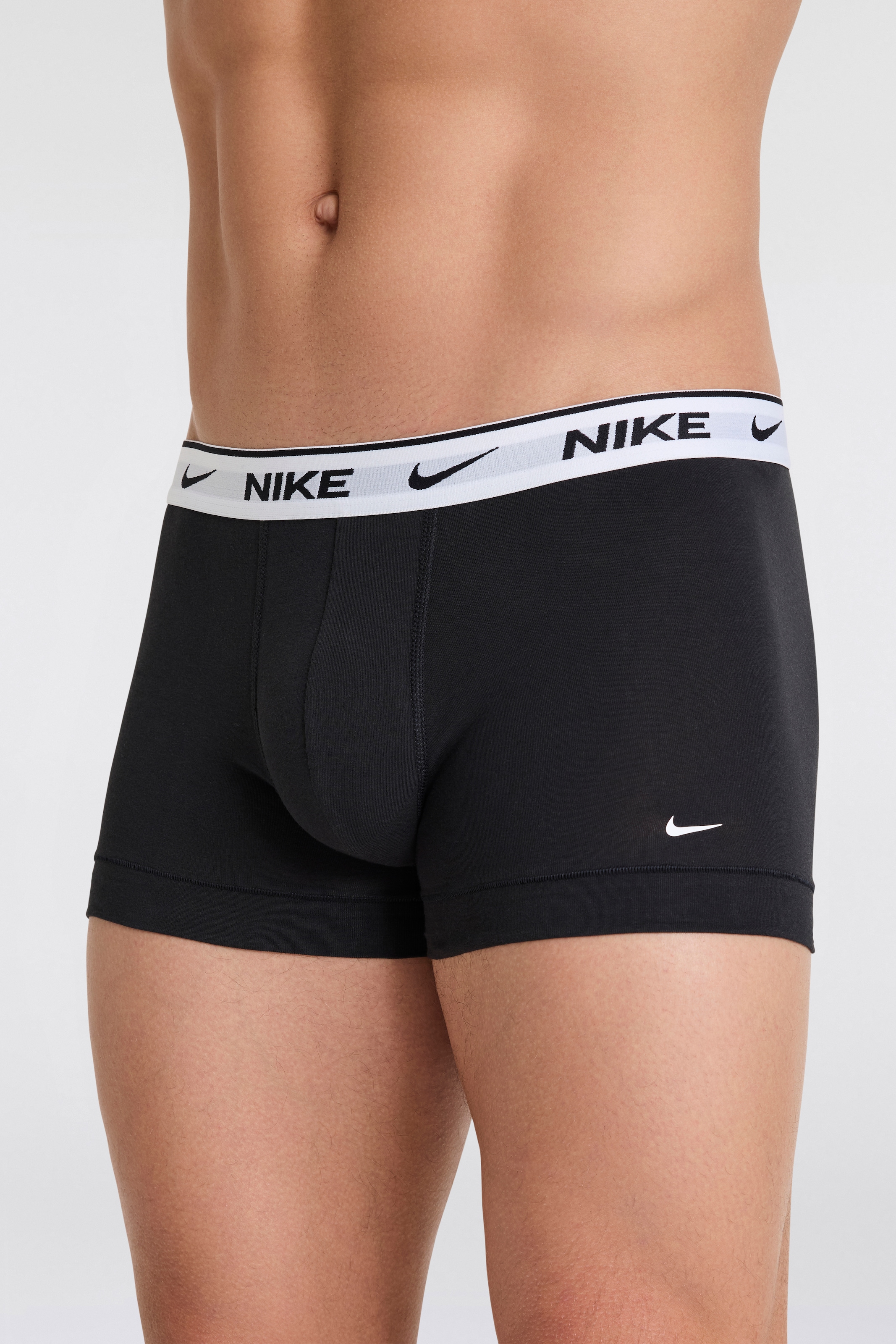 NIKE Underwear Trunk »Nike Dri-FIT Essential Cotton Stretch«, (Set, 3 St., 3er-Pack), mit Logo auf dem Taillenbund