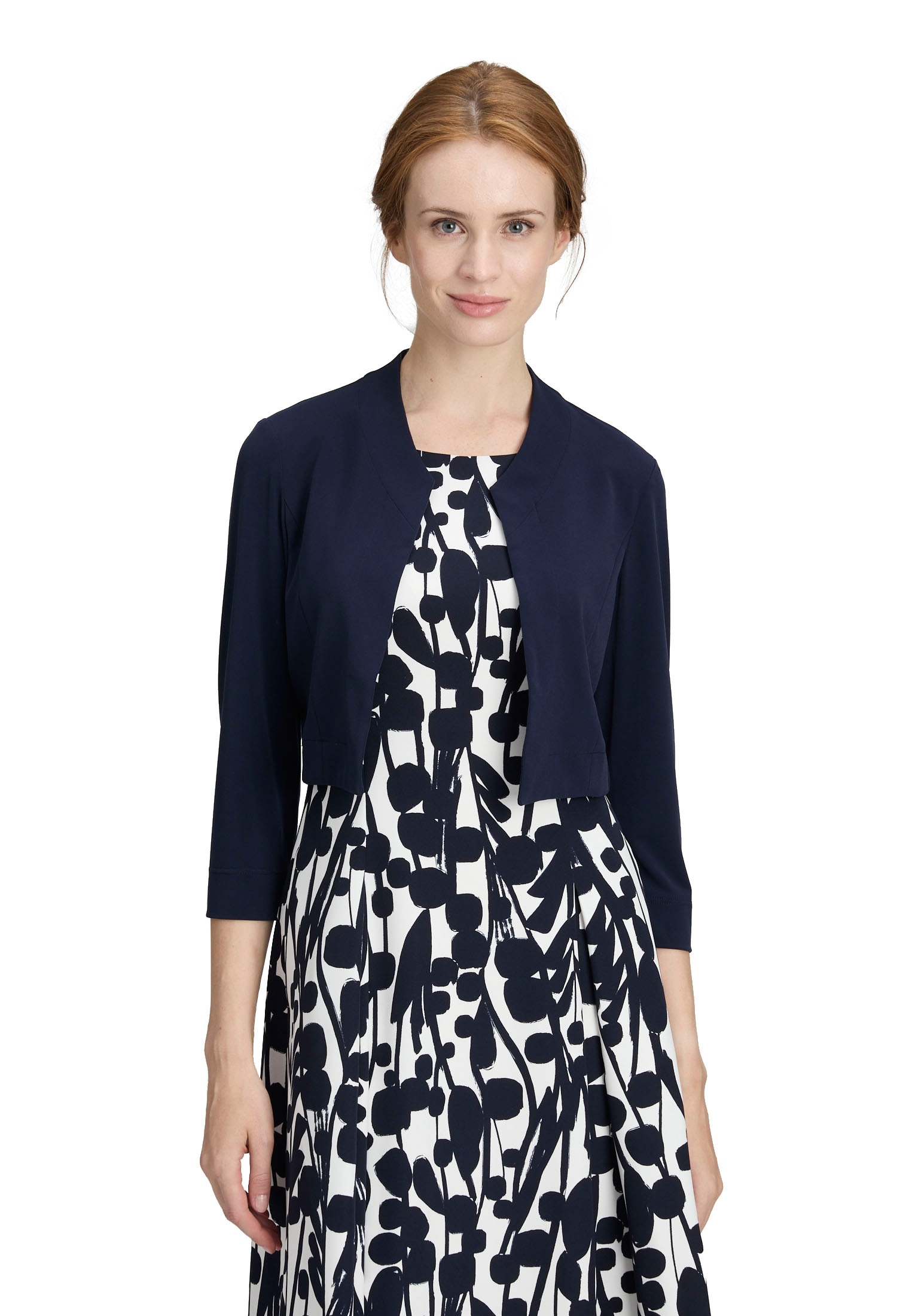 Vera Mont Sweatjacke "Vera Mont Damen Bolero-Jacke figurbetont", Nahtführun günstig online kaufen