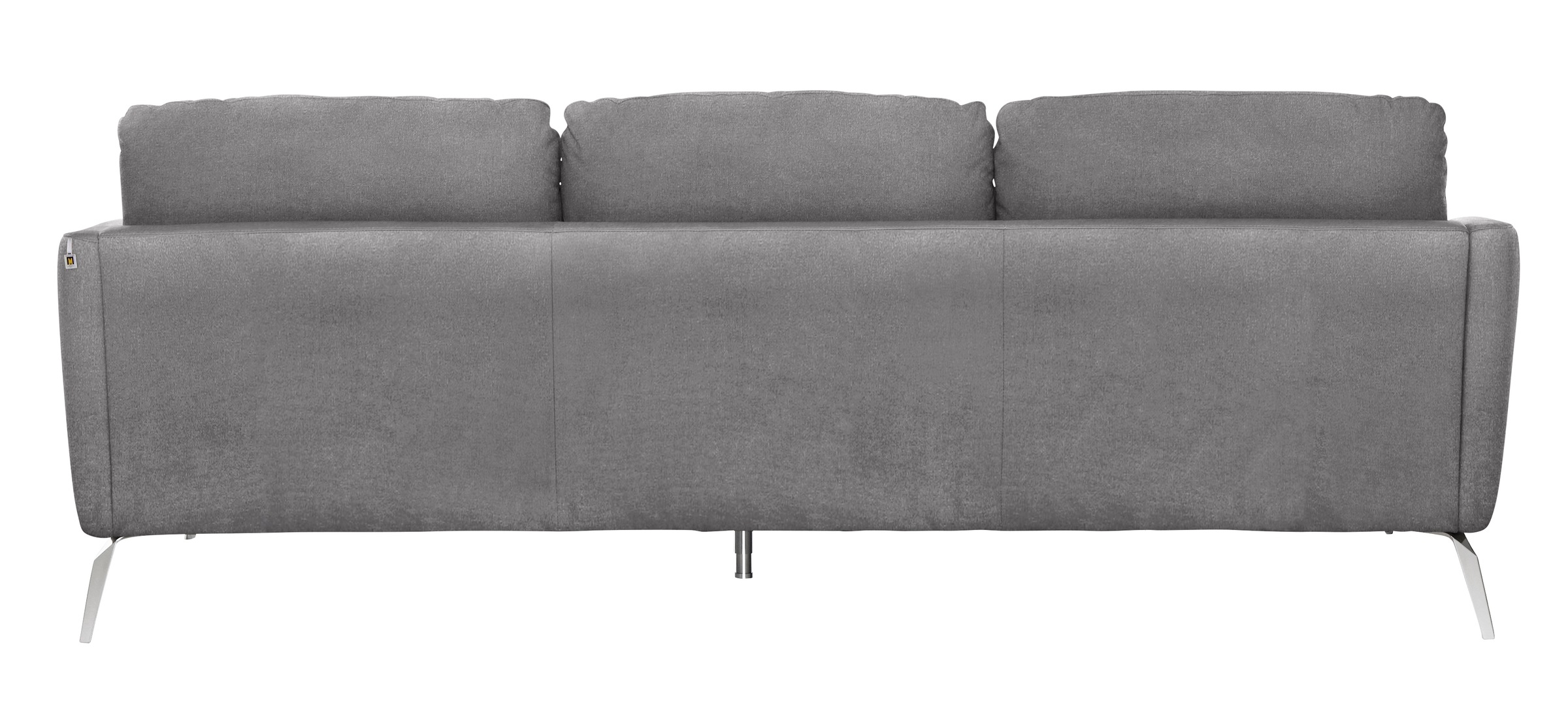 W.SCHILLIG Big-Sofa »softy«, mit dekorativer Heftung im Sitz, Füße Chrom glänzend