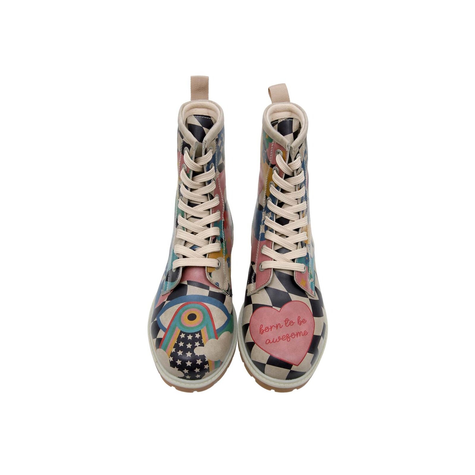 DOGO Schnürboots »Boots Born To Be Awesome Damen Boots / Female«, Vegan