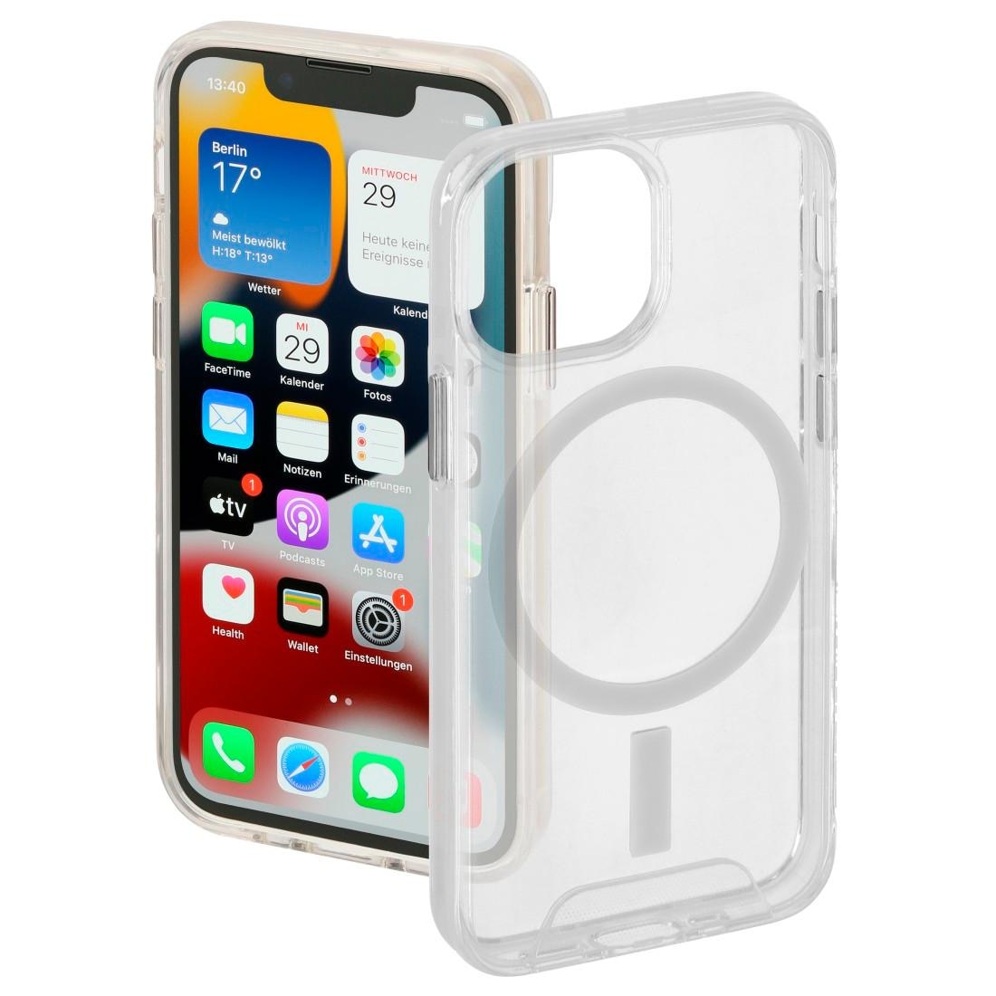 Smartphone-Hülle »Hülle f. iPhone13 mini Stoßschutz Wireless Charging f. Apple MagSafe«