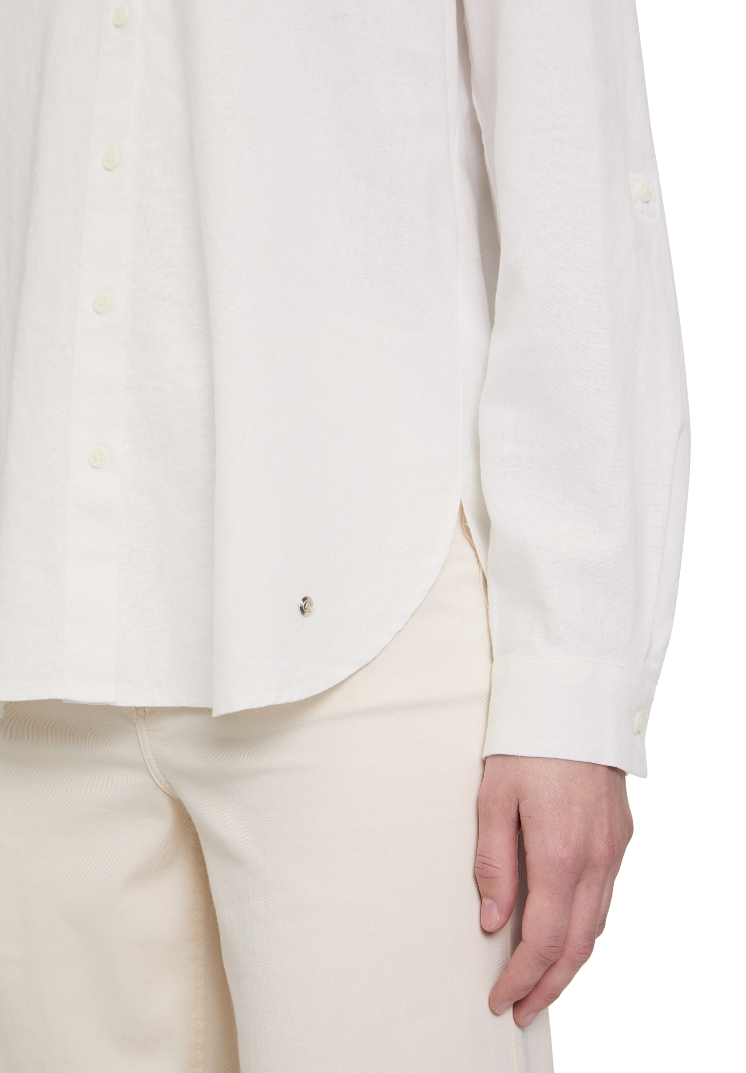 Betty&Co Kurzarmbluse »Betty & Co Leinenbluse langarm«