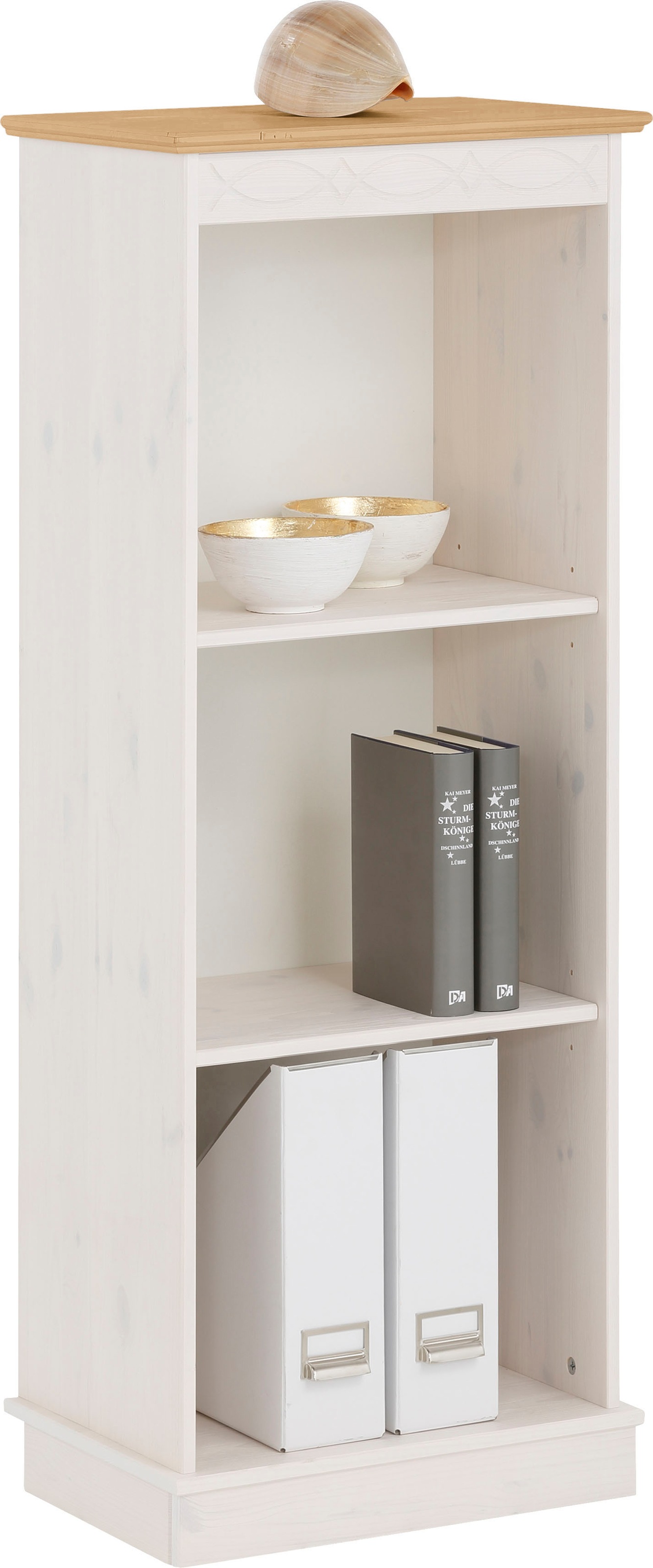 OTTO home Bücherregal "Indra" aus massiver Kiefer, in verscheidenen Höhen, günstig online kaufen