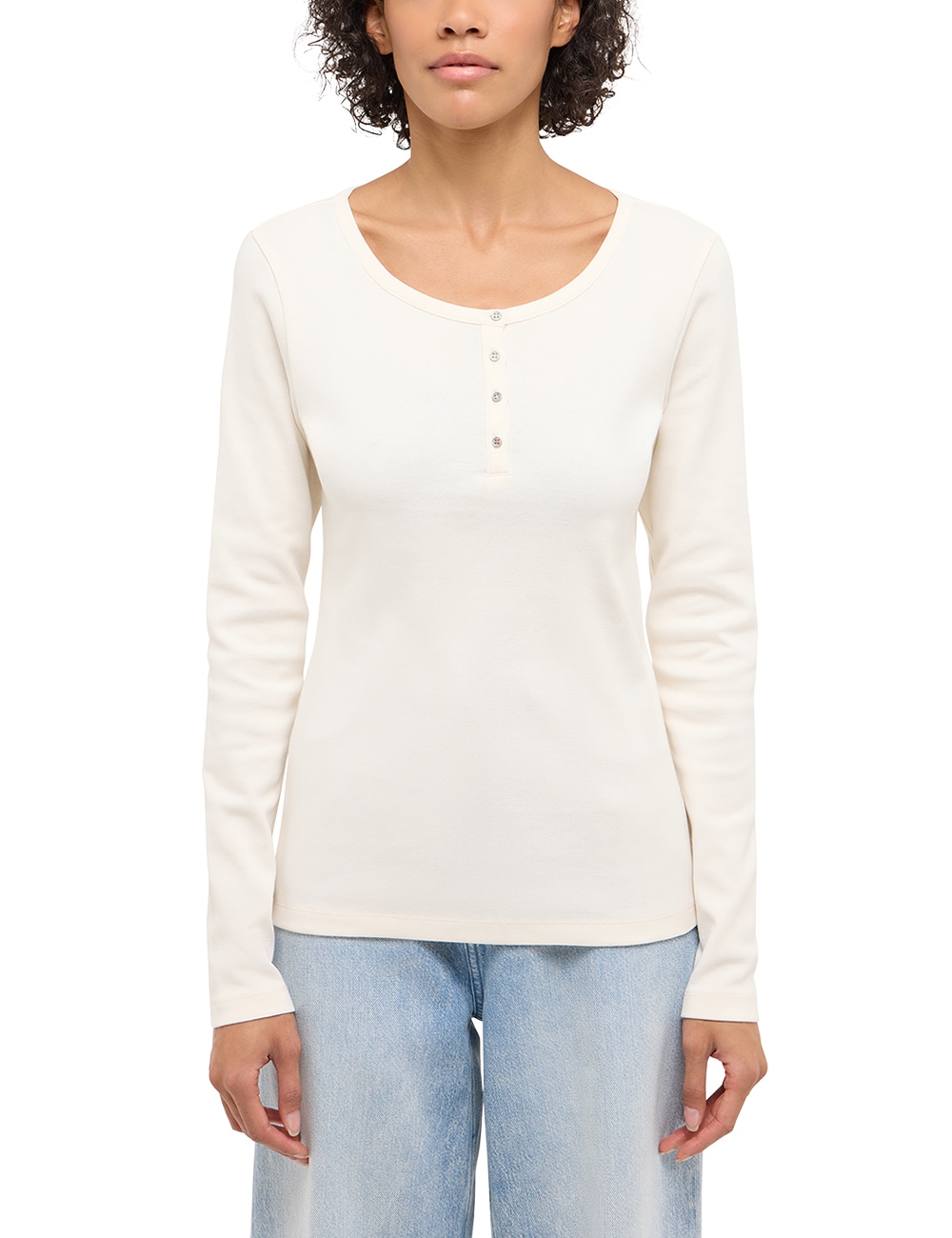 MUSTANG Langarmshirt "Damen Style Hope" günstig online kaufen