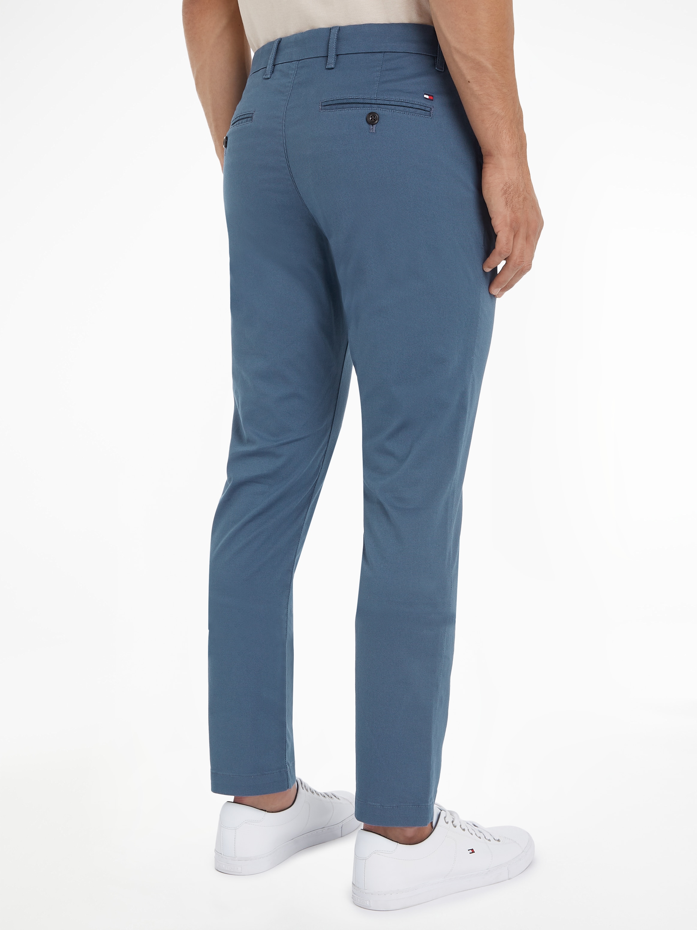 Tommy Hilfiger Chinohose »CHINO BLEECKER PRINTED STRUCTURE«