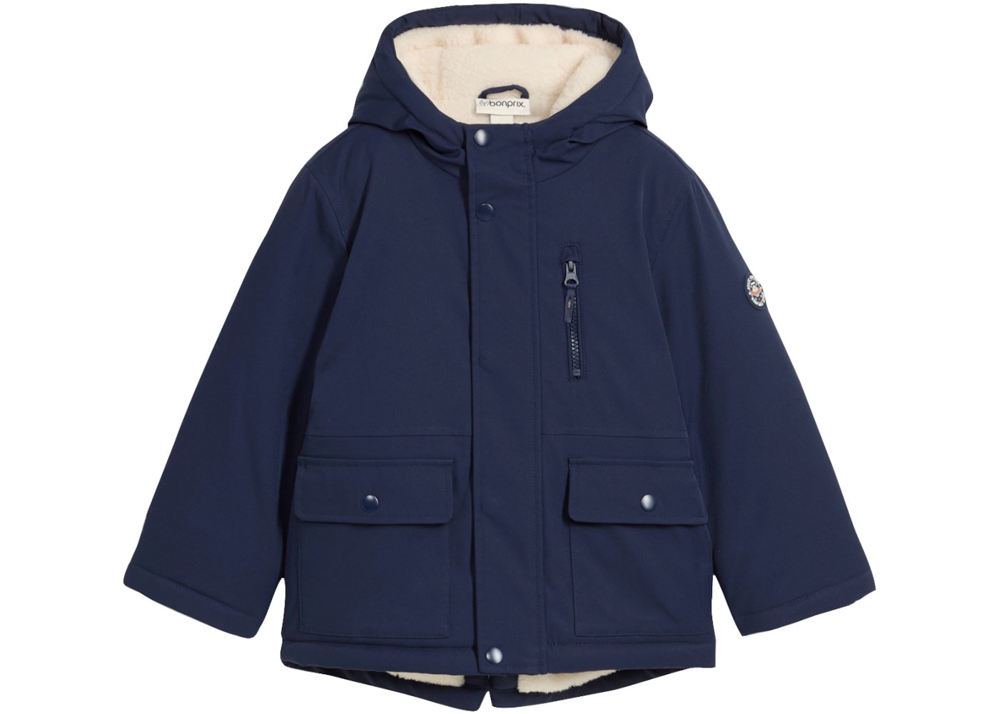 bonprix Winterjacke für Jungen, wasserabweisend, aus Polyester und Elastomultiester