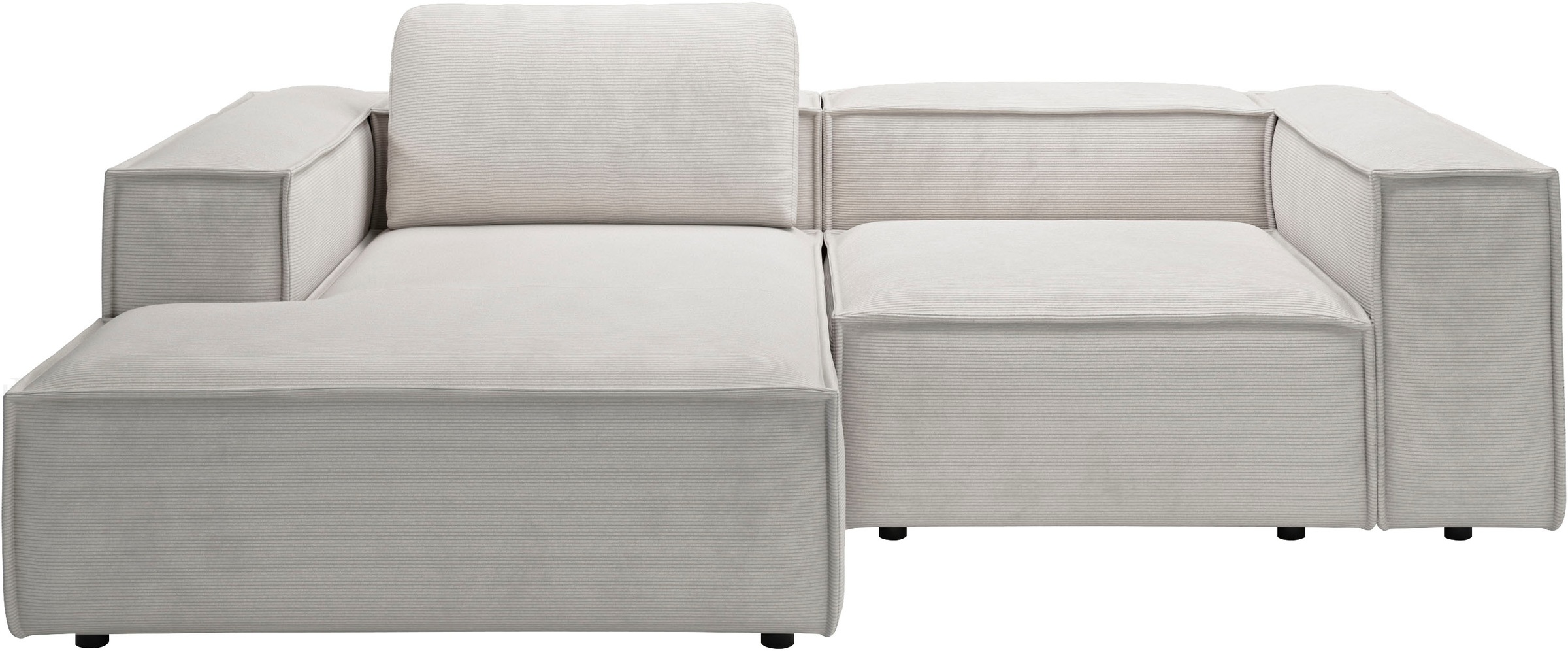 Places of Style Ecksofa "Watertown, kompakte L-Form, 246 cm breite für klei günstig online kaufen