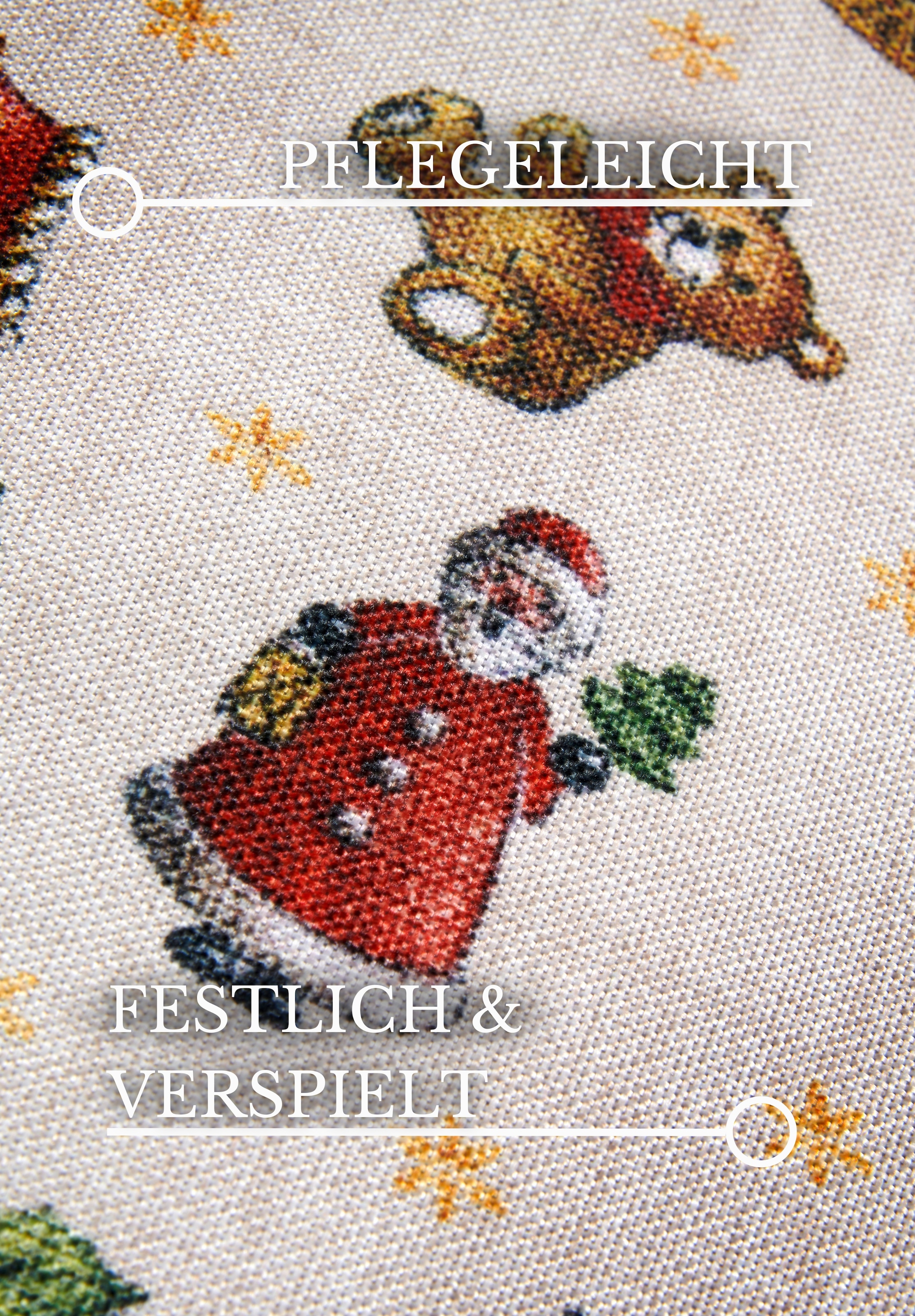 Villeroy & Boch Teppich »Nostalgic Toy's Delight, eckig, rund und Läufer« 3 mm Höhe Weihnachten, Wohnzimmer, Flur, Geschenk, Toys Delight, Dekoration