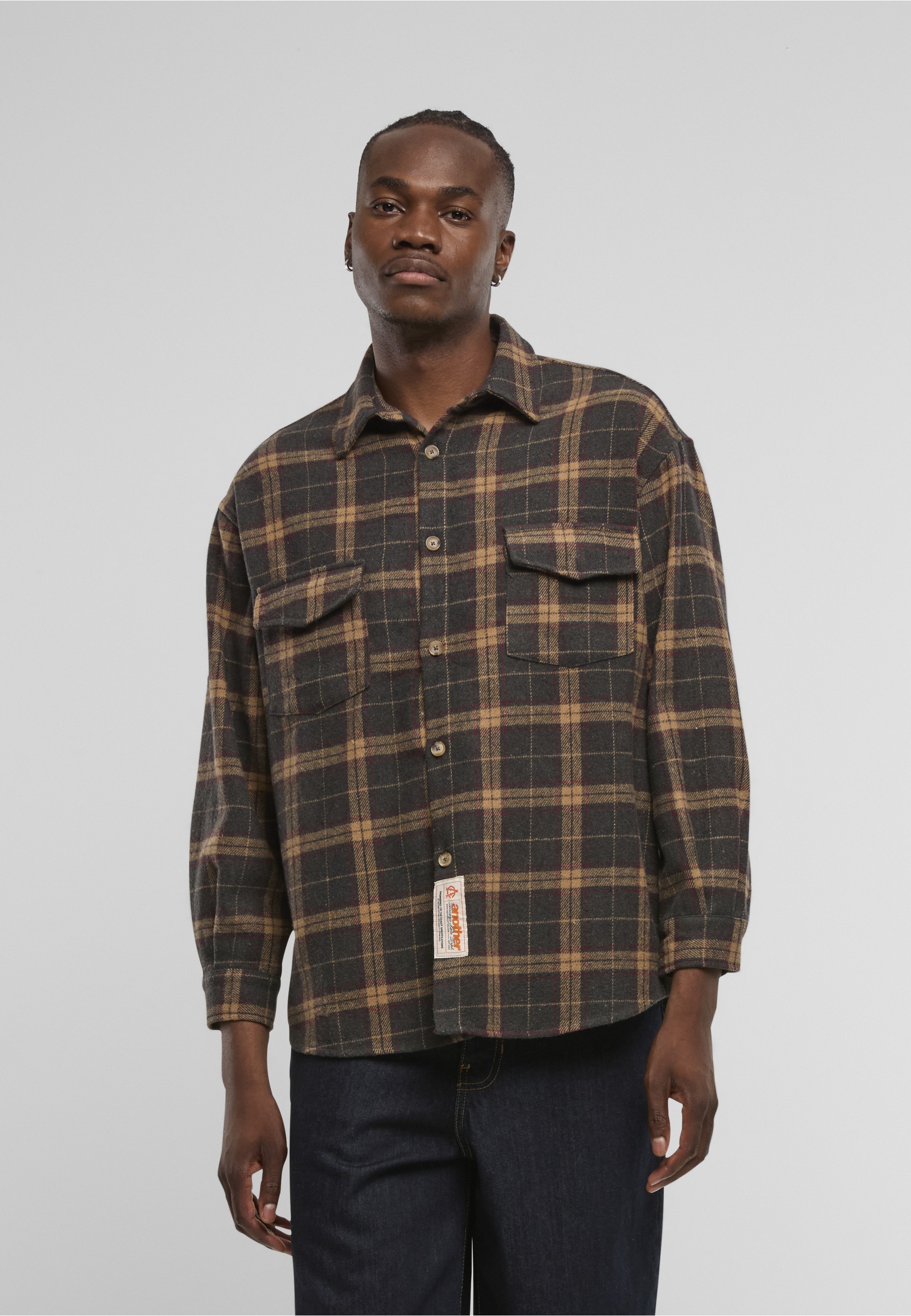 Another Cotton Lab Kurzarmshirt »Another Cotton Lab Another Flanell Shirt« 1