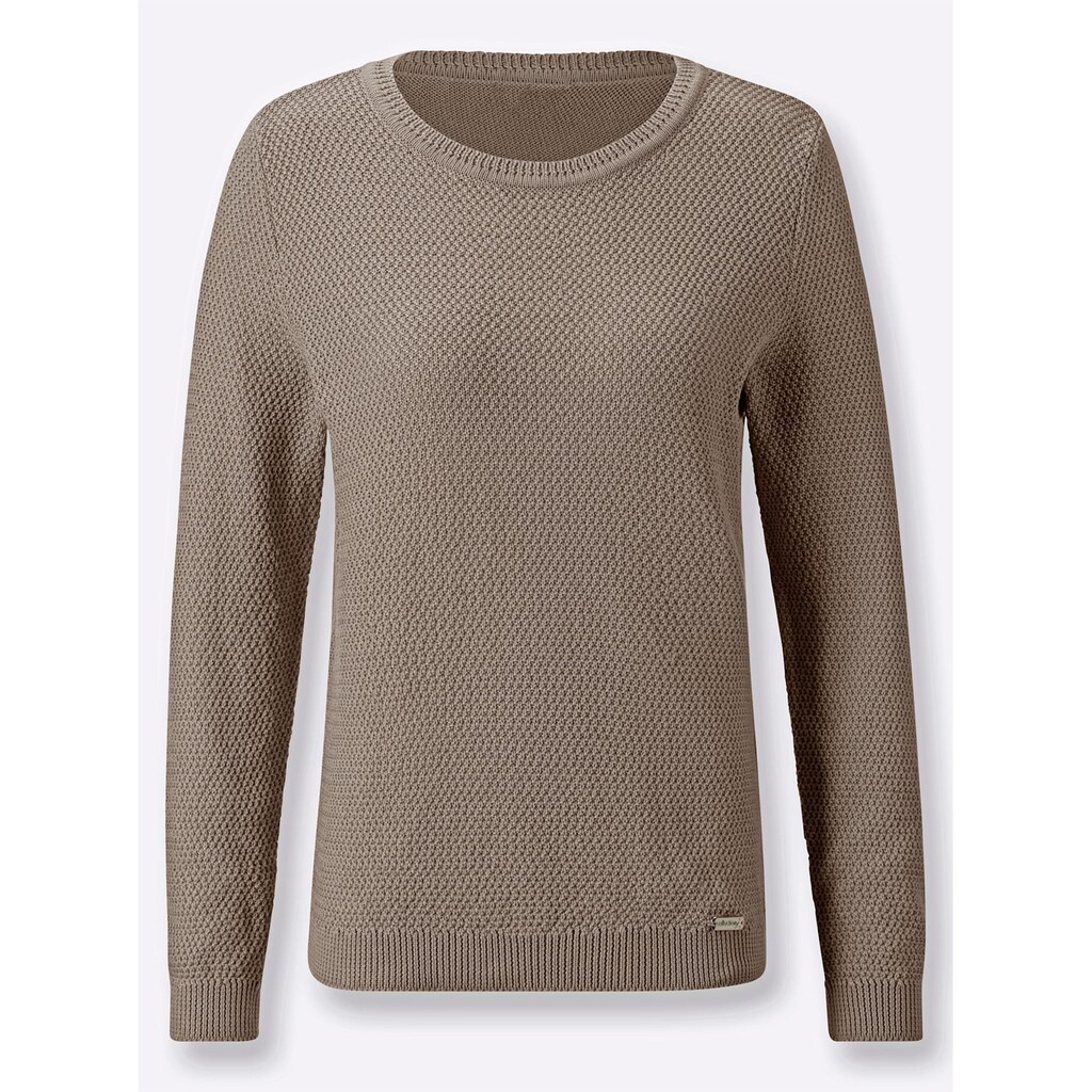 Casual Looks Rundhalspullover »Rundhals-Pullover«