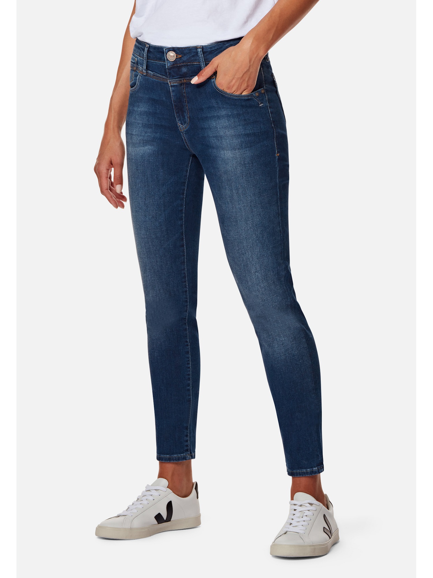 Mavi Skinny-fit-Jeans »// Label-Detail Modell "Sophie"«, Schmale Jeans