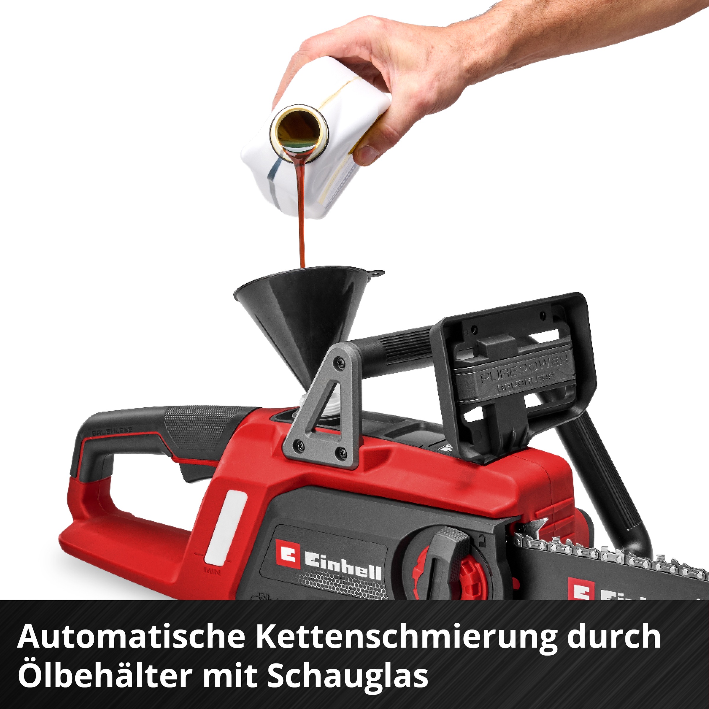 Einhell Akku-Kettensäge »GE-LC 18/25 Li BL-Solo«, ohne Akku und Ladegerät