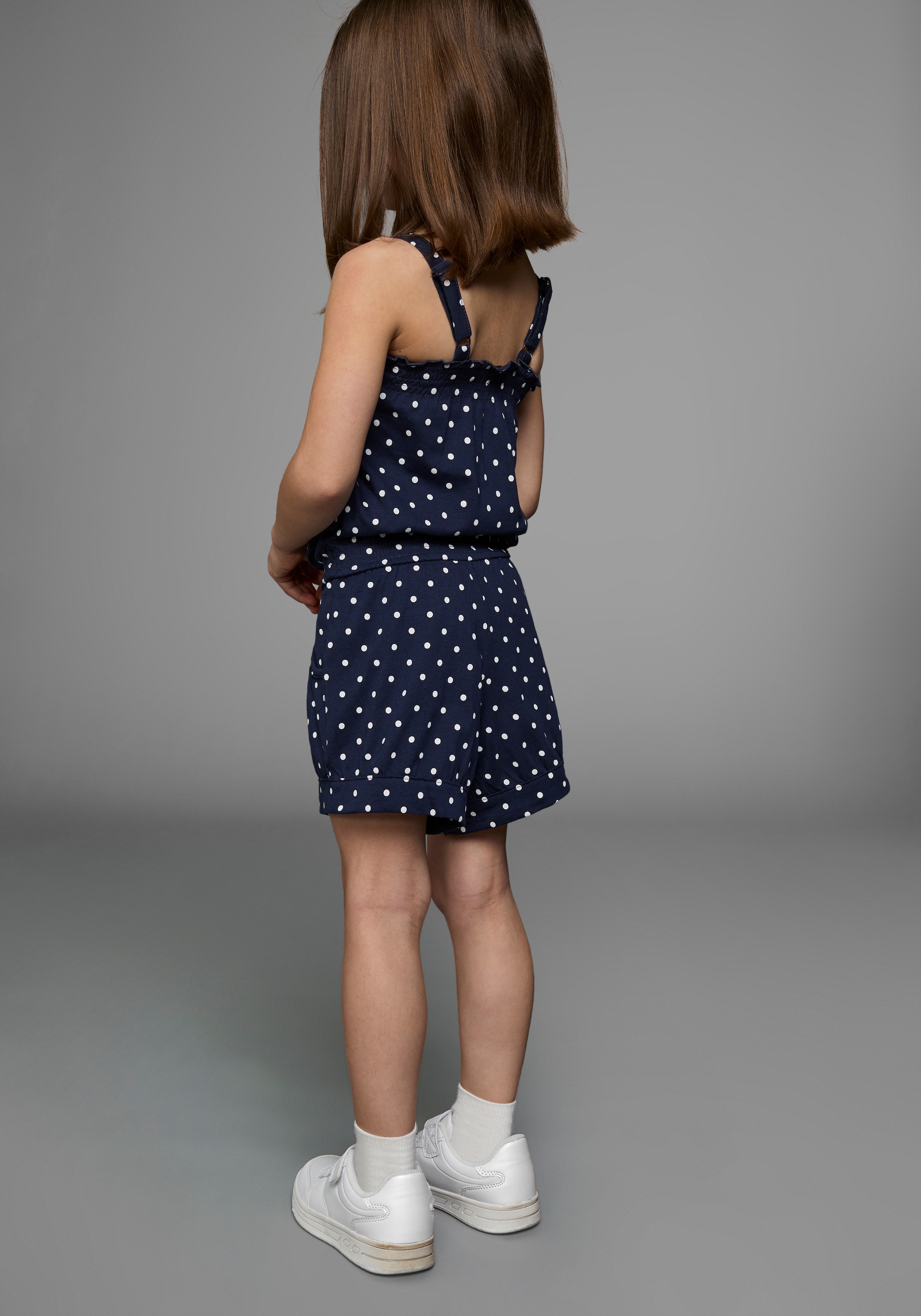 KIDSWORLD Kurzoverall »für kleine Mädchen«, niedlich gepunktet